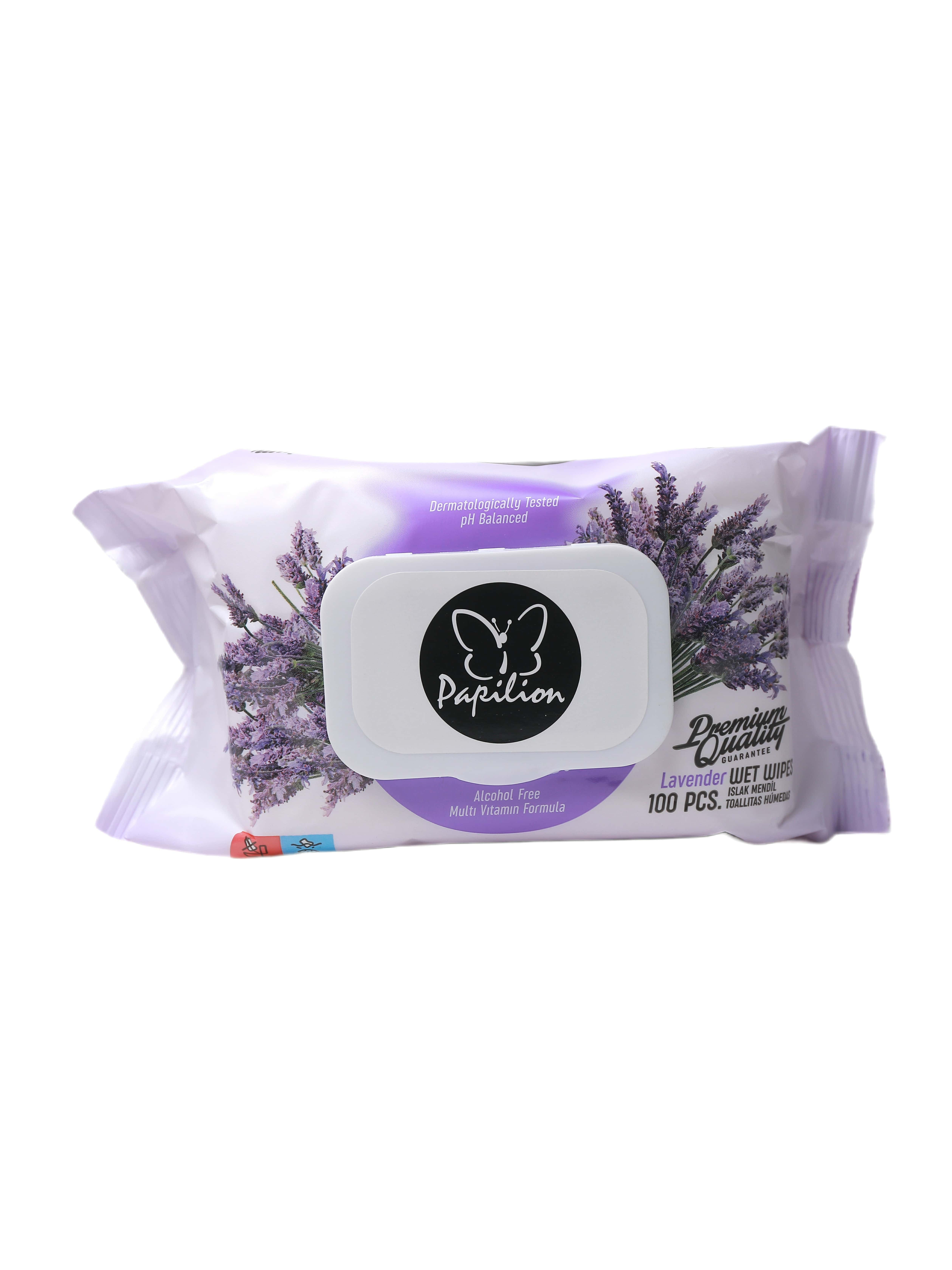 "Papilion" lavanda ysly çygly süpürgiçler 100sany (8692857013597)