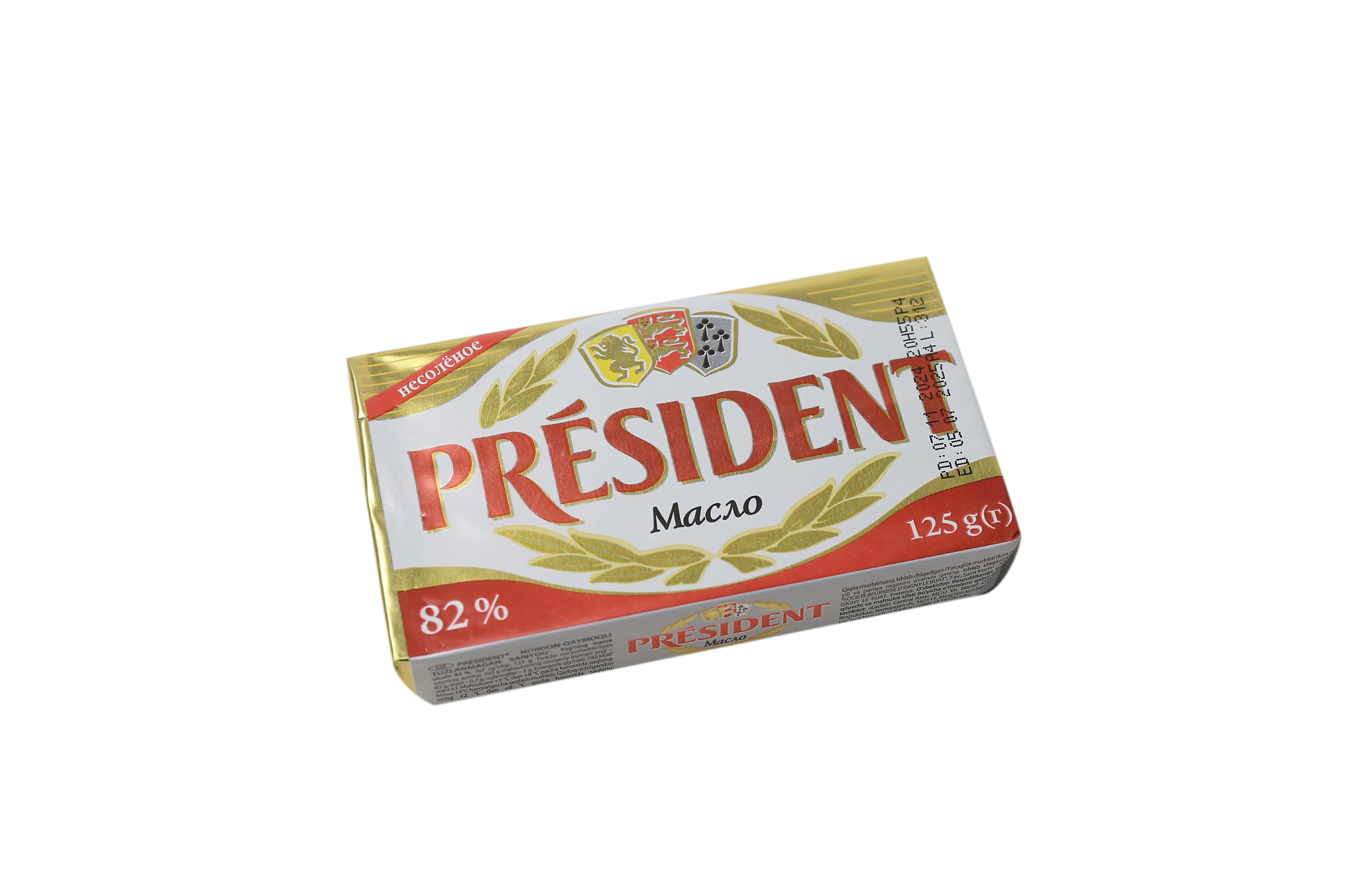 "President" Maslo 82% 125gr (3228020481150)