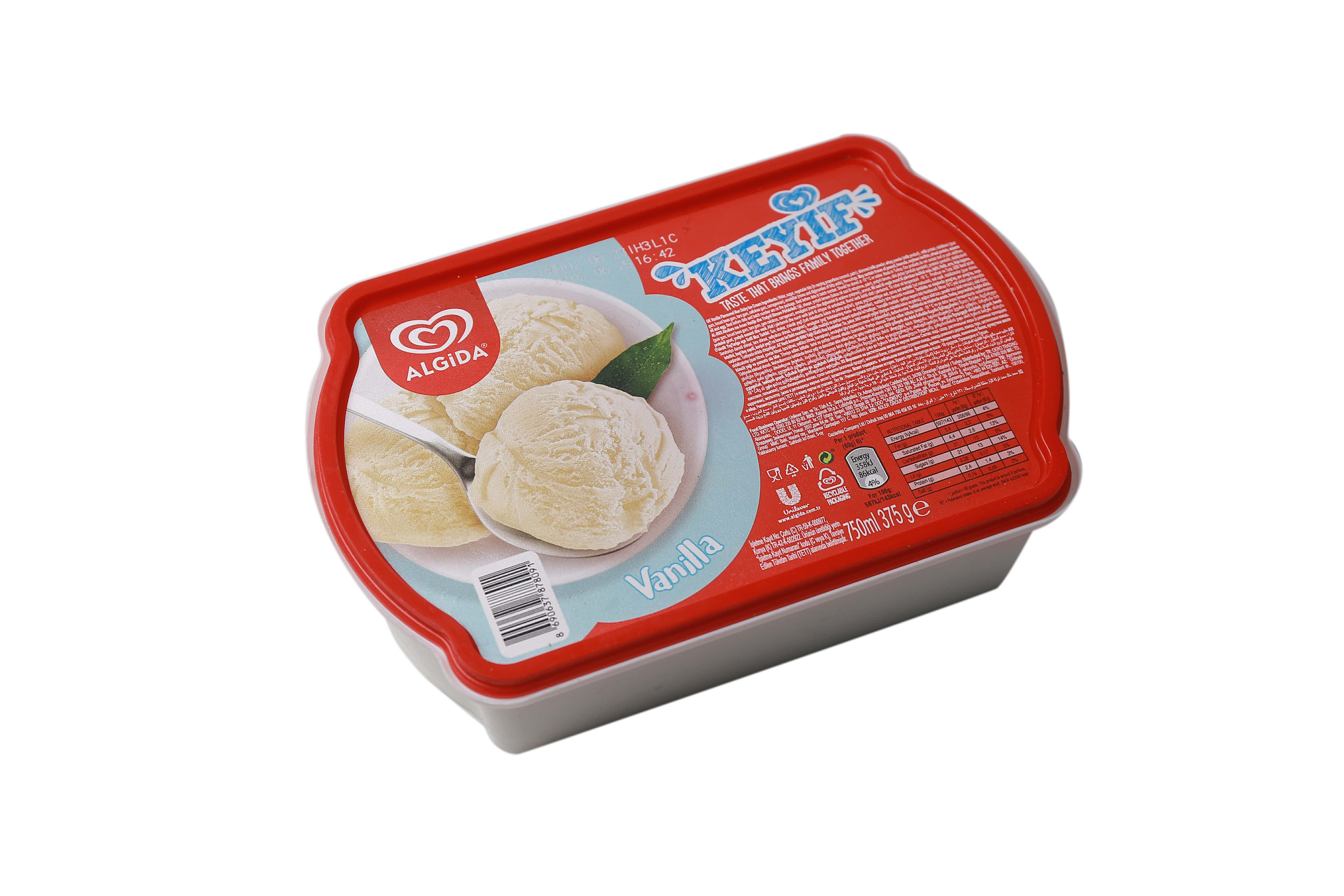 ''Algida Keyif'' Vanilla doňdurma 375gr (8690637878091)