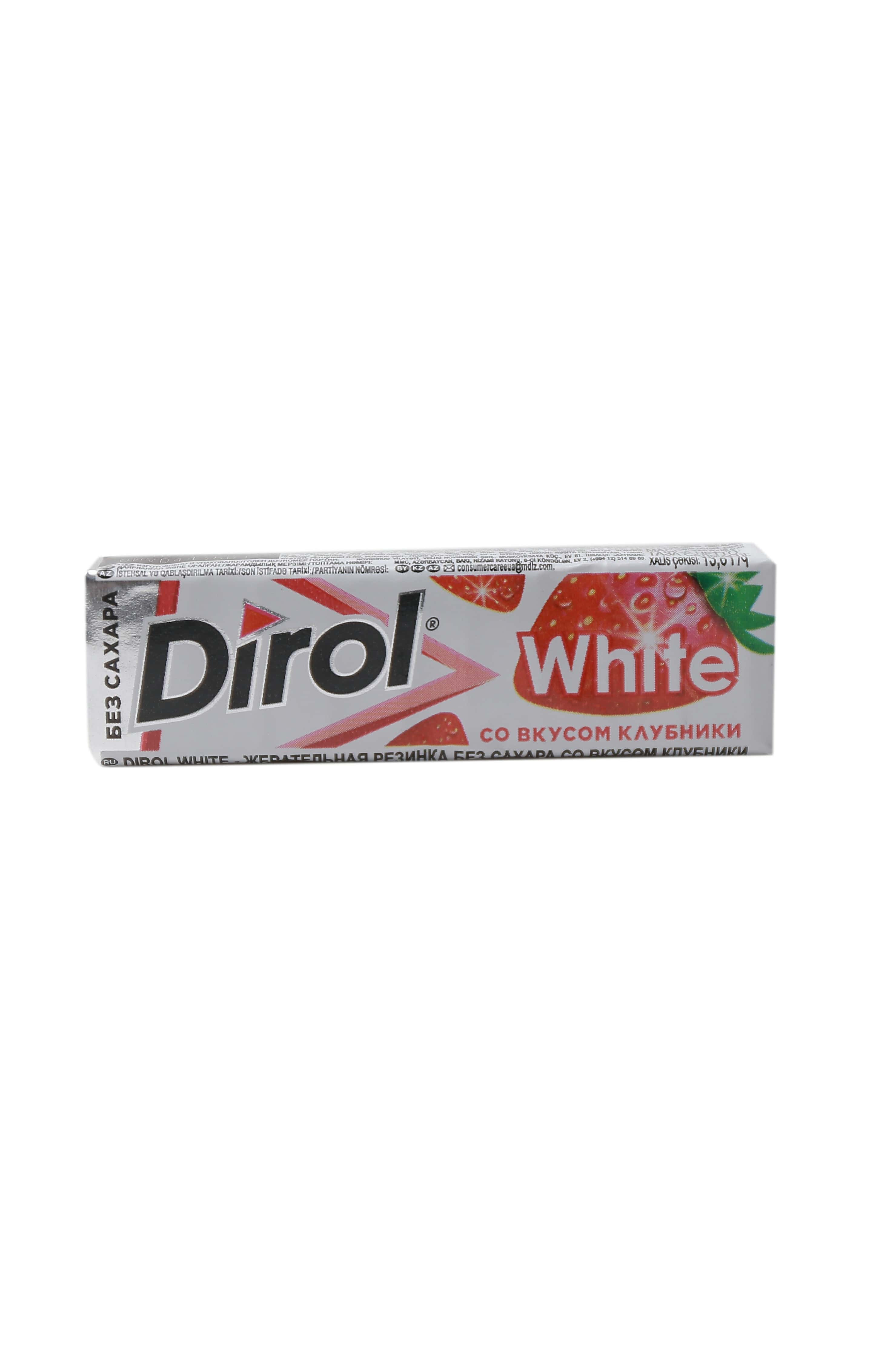 "Dirol" white klubnika (7622201429959)