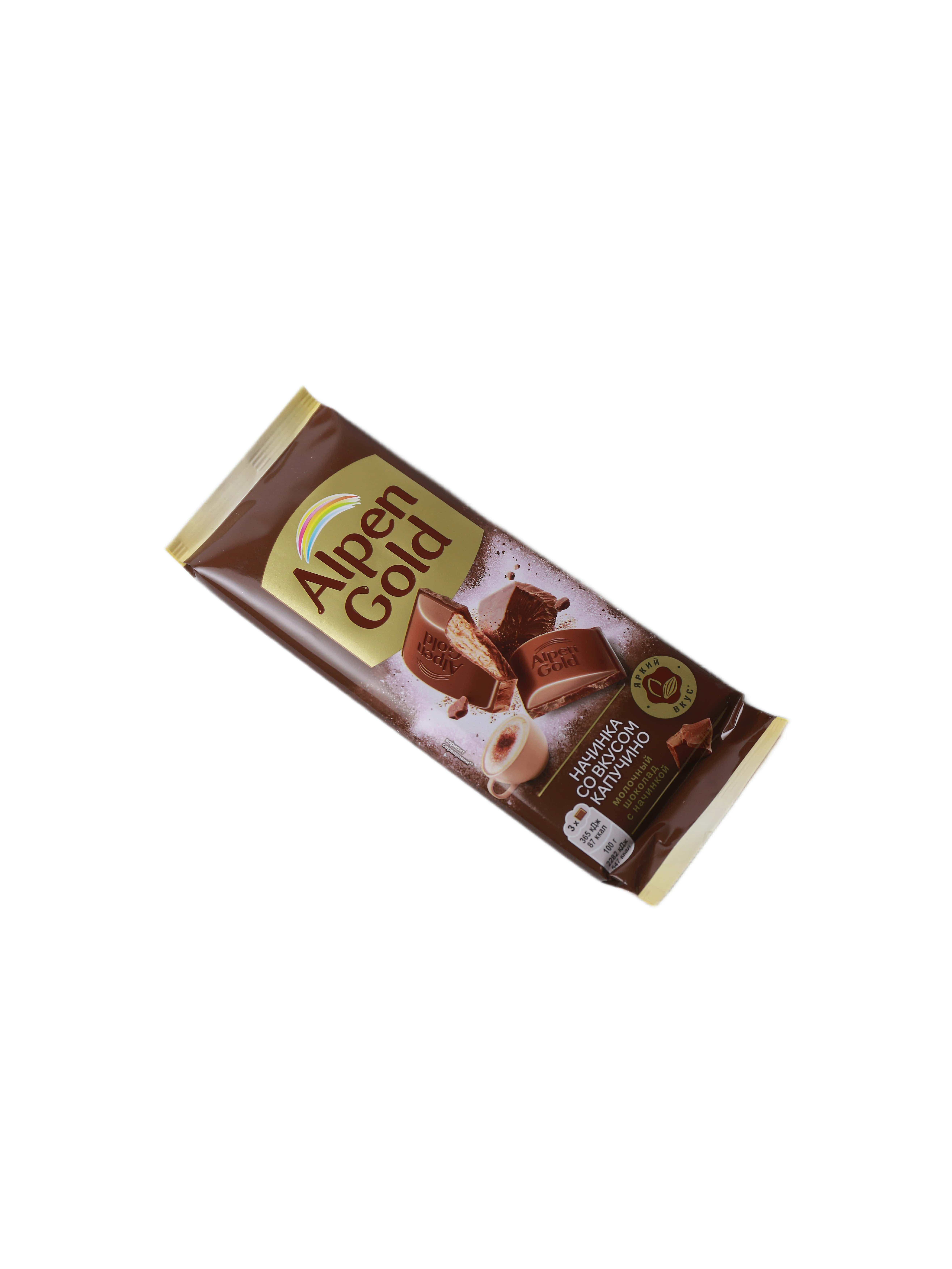 "Alpen Gold" naçinka so wkusom kapiçino 80gr (7622201700768)