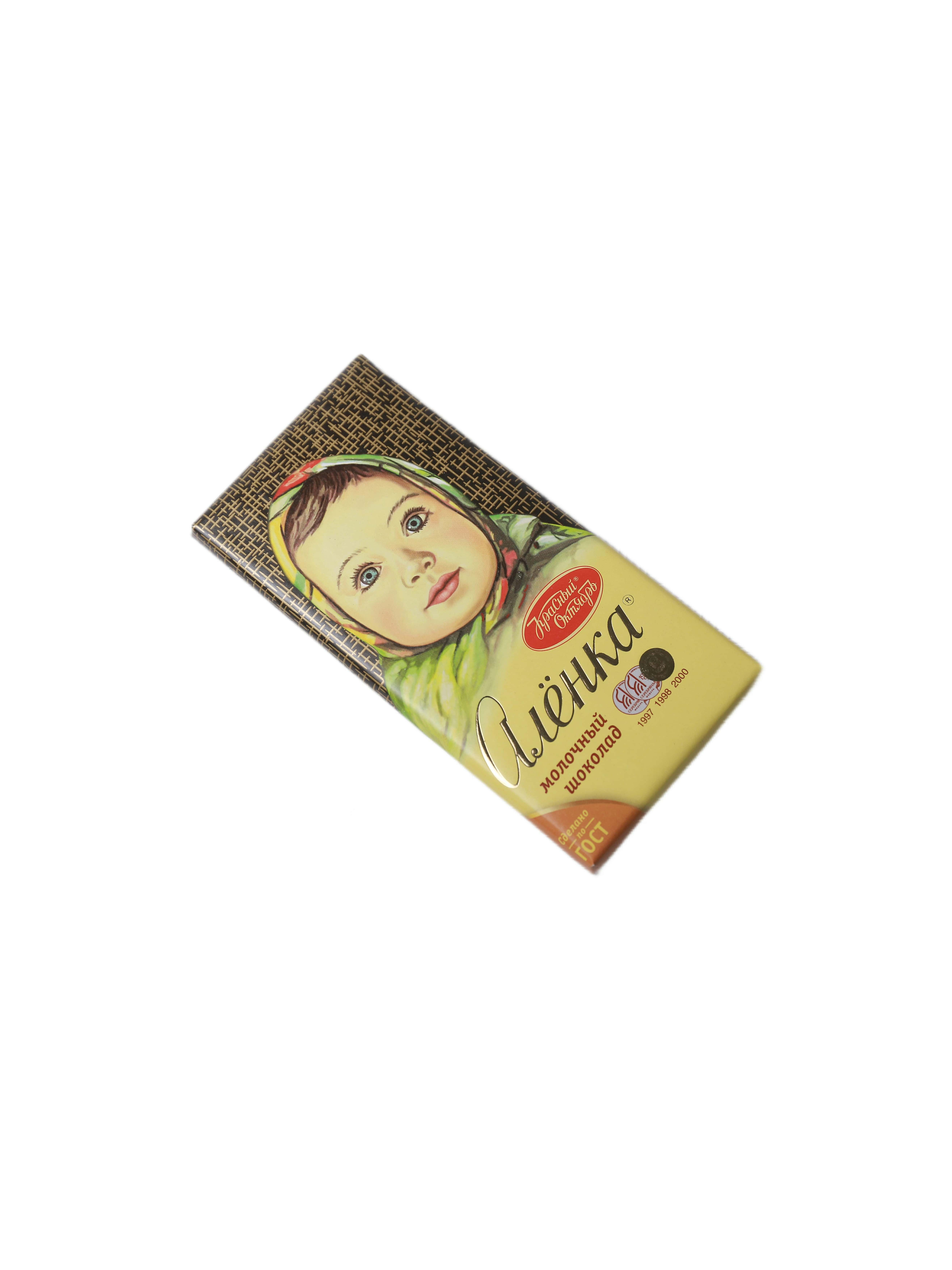 "Krasnyý Oktýabr" Olýonka Molocnyy şokolad moloko  75gr (4600080294250)