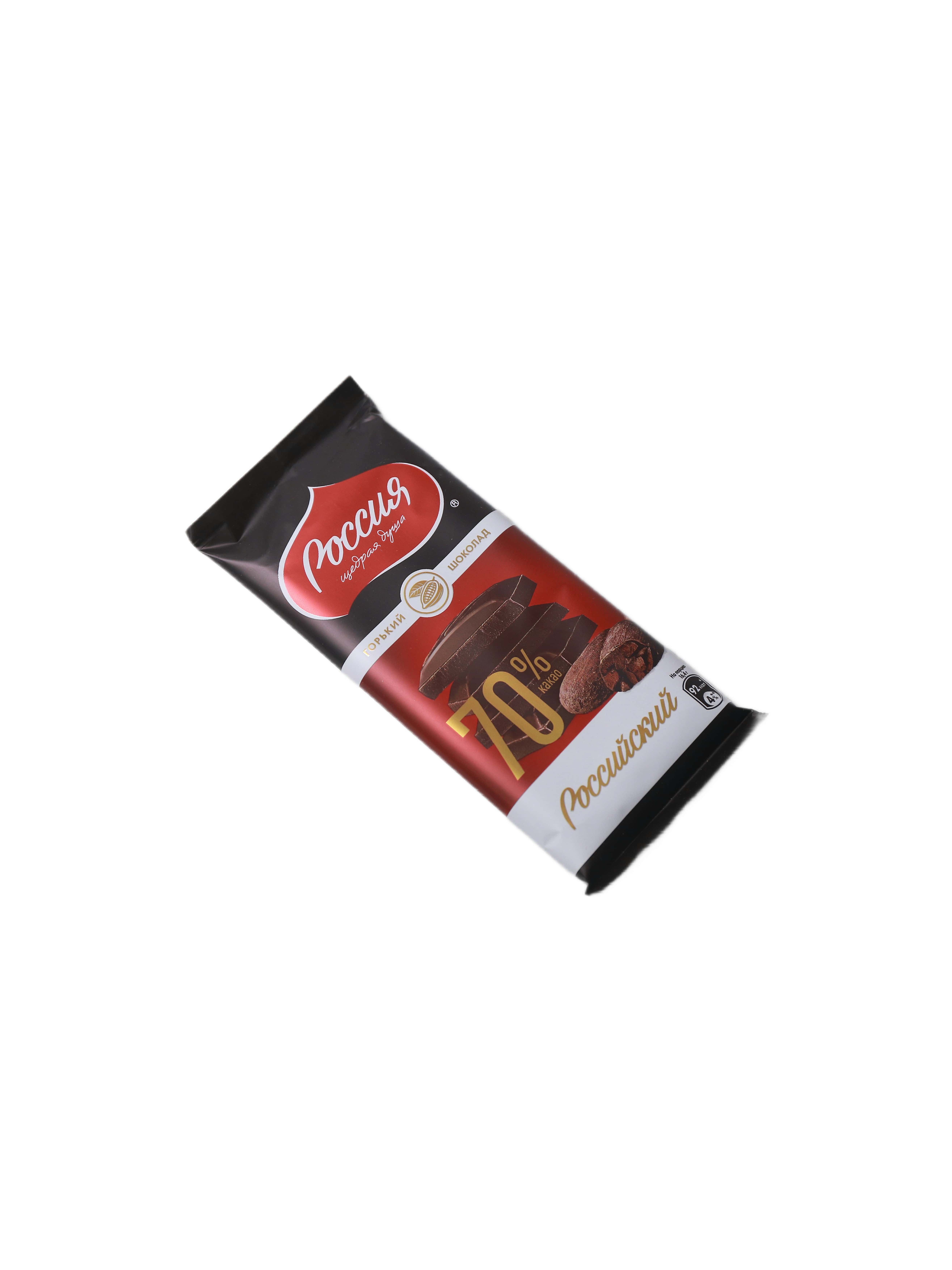 Rossiýa gorkiý şokolad 70% (4600680015934)