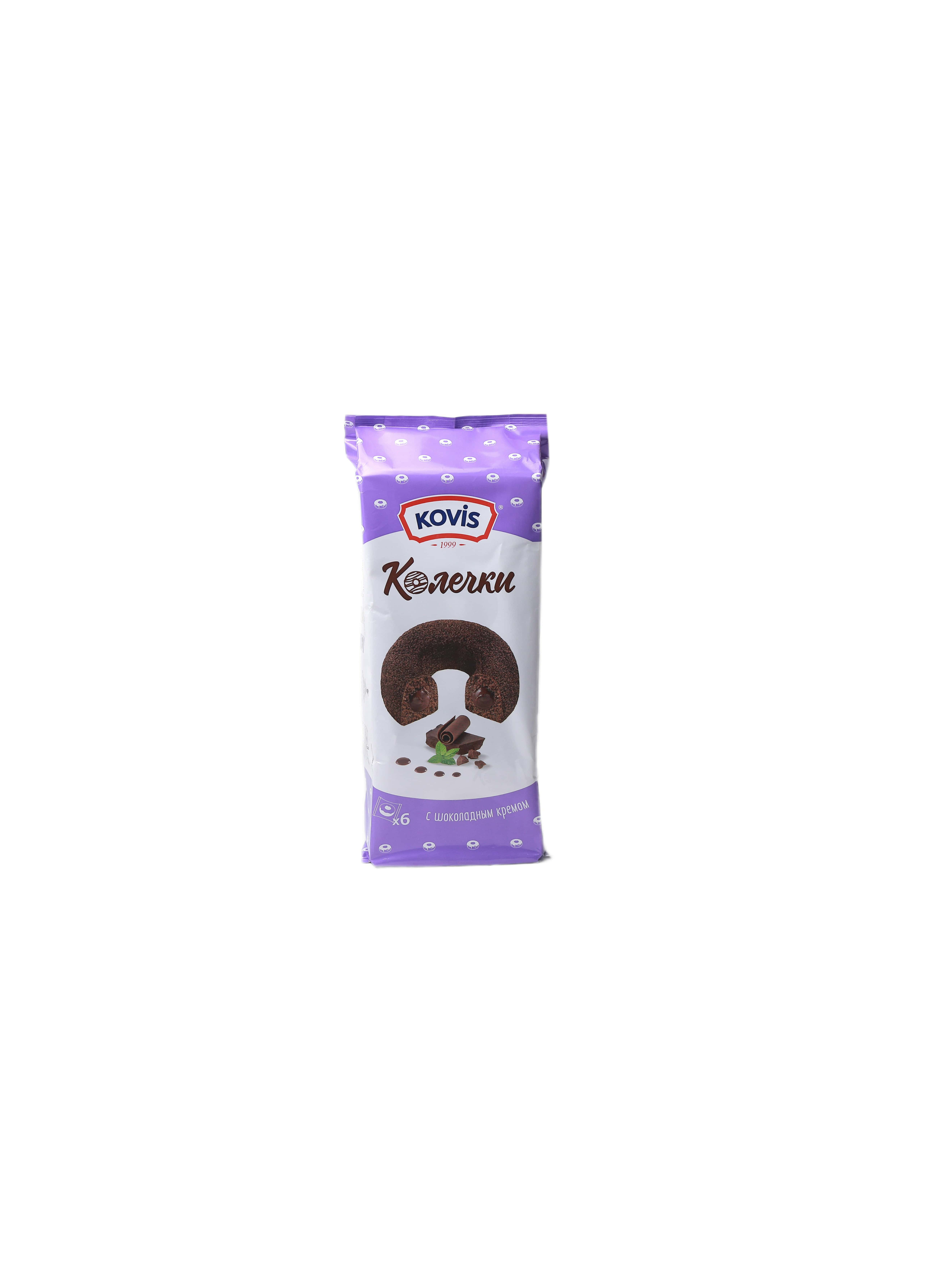 "Kovis" Koleçki s şokoladom kremom 6st 240gr (4607001417798)