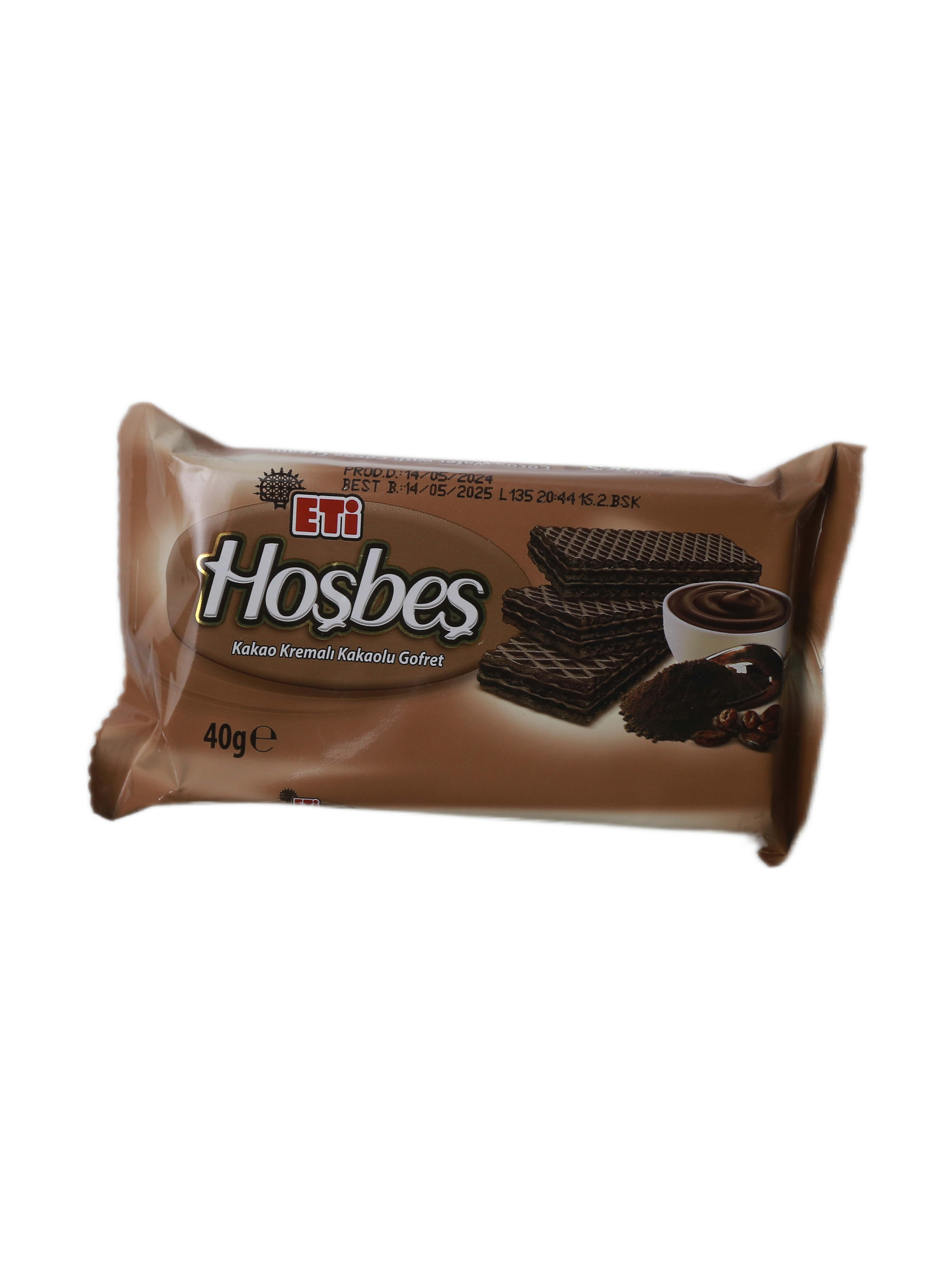 "Eti" Hoşbeş kakao kremali gofret 40g (8690526085203)