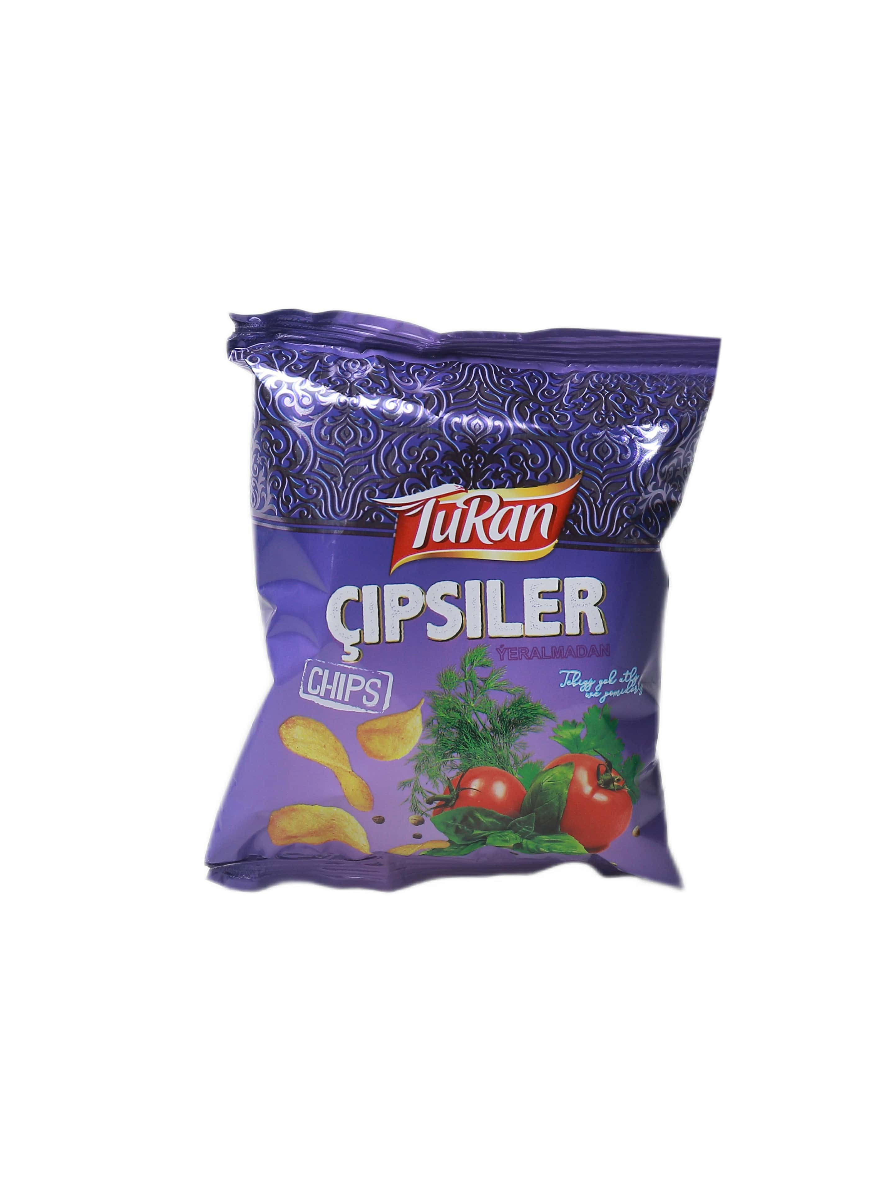 "Turan" chips gök otly pomidorly 20gr (4833006960421)