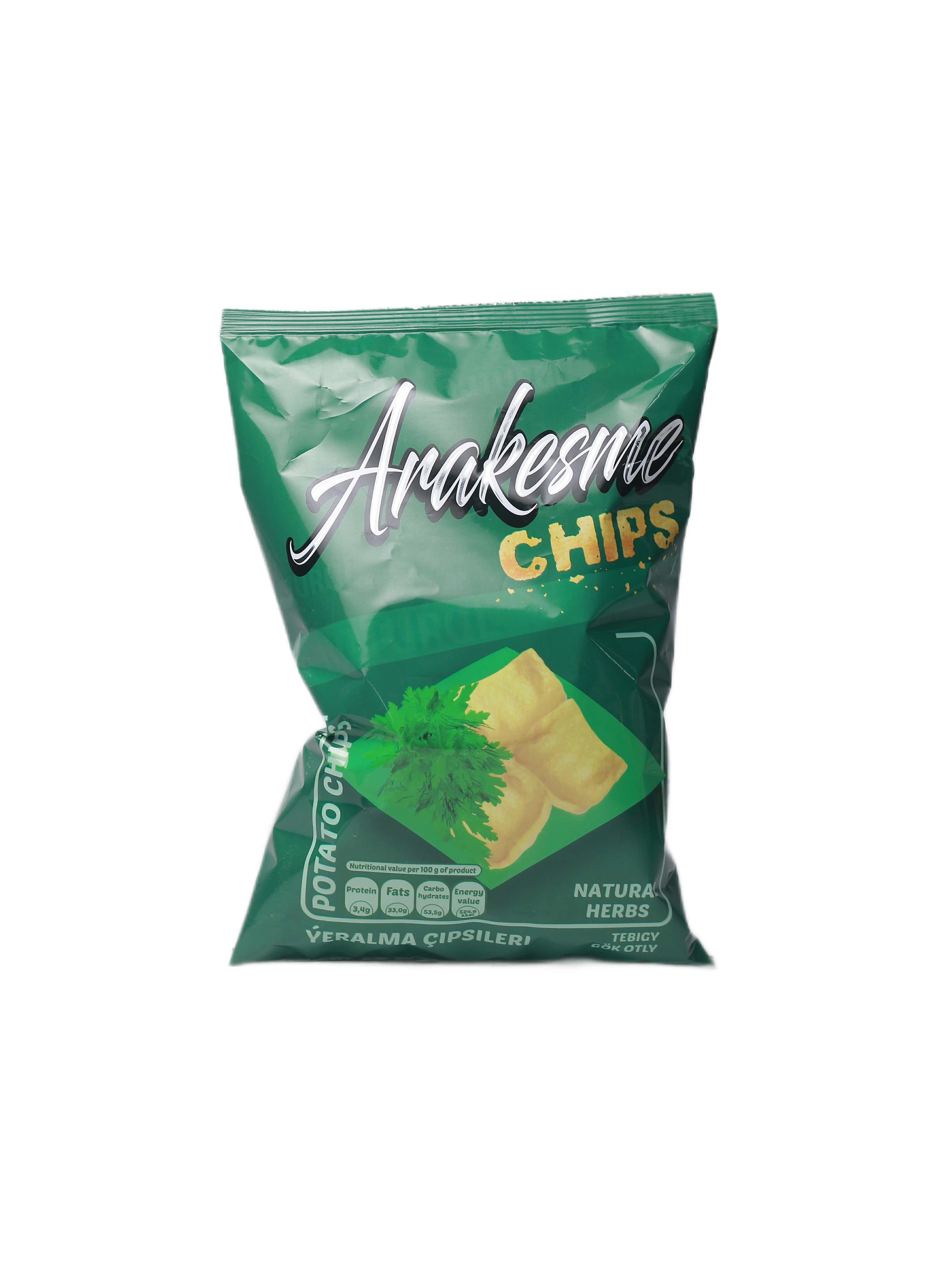 "Arakesme" Chips gök otly 50gr (4833006080075)