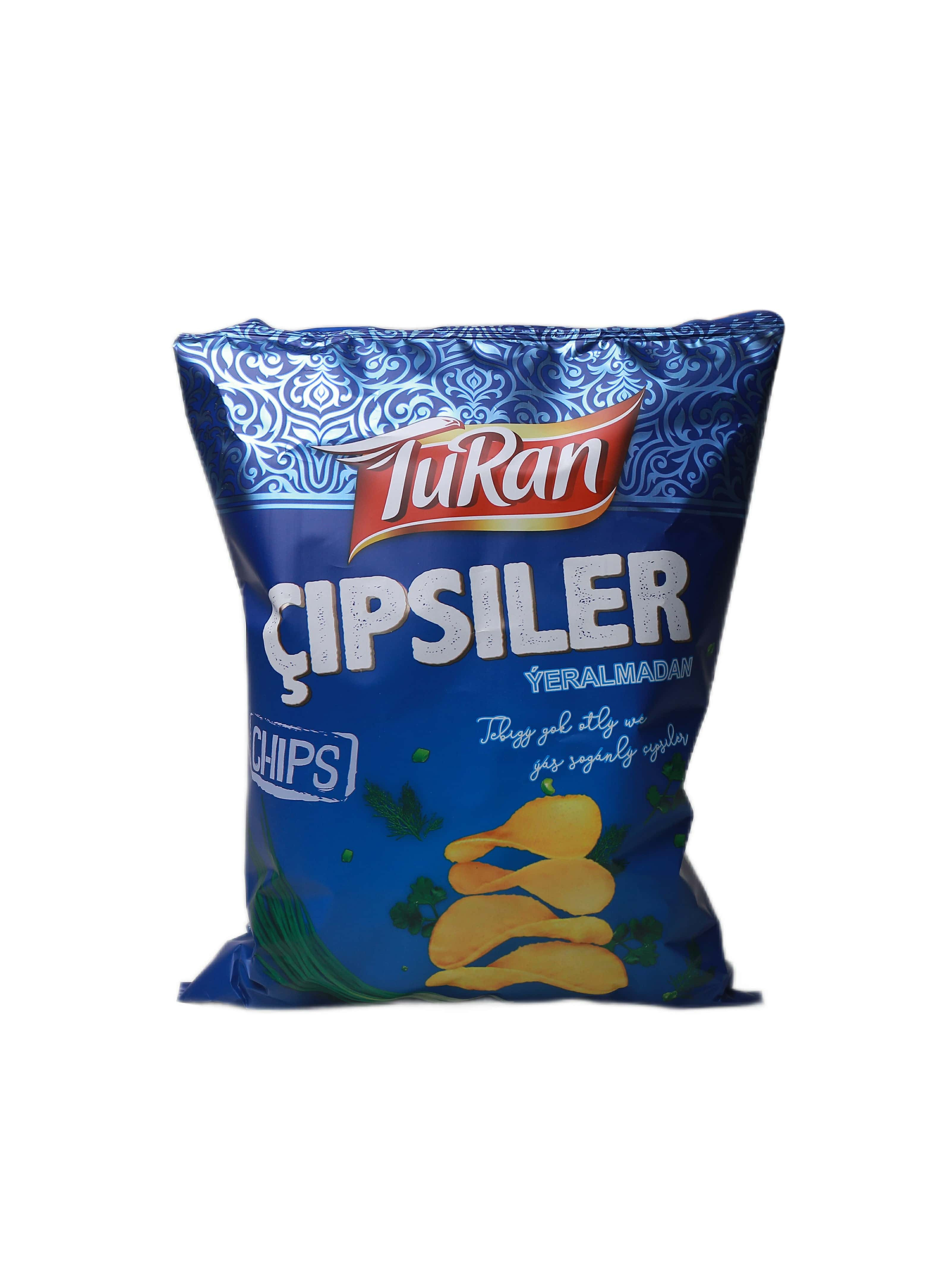 "Turan" chips gök otly we yaş soganly gök 120gr (4833006960391)