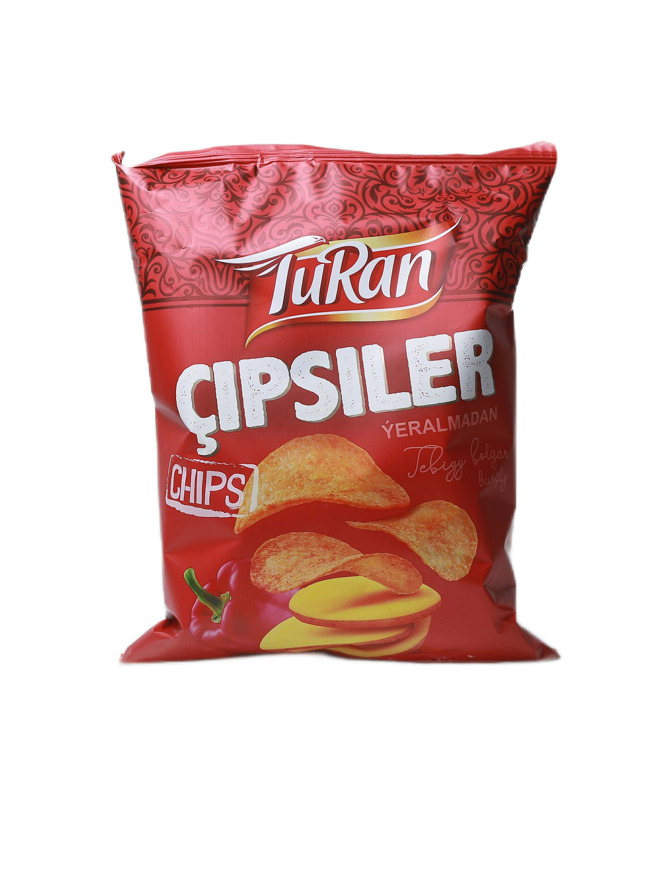 "Turan" Chips tebigy bolgar burçly gyzyl 120gr (4833006960308)