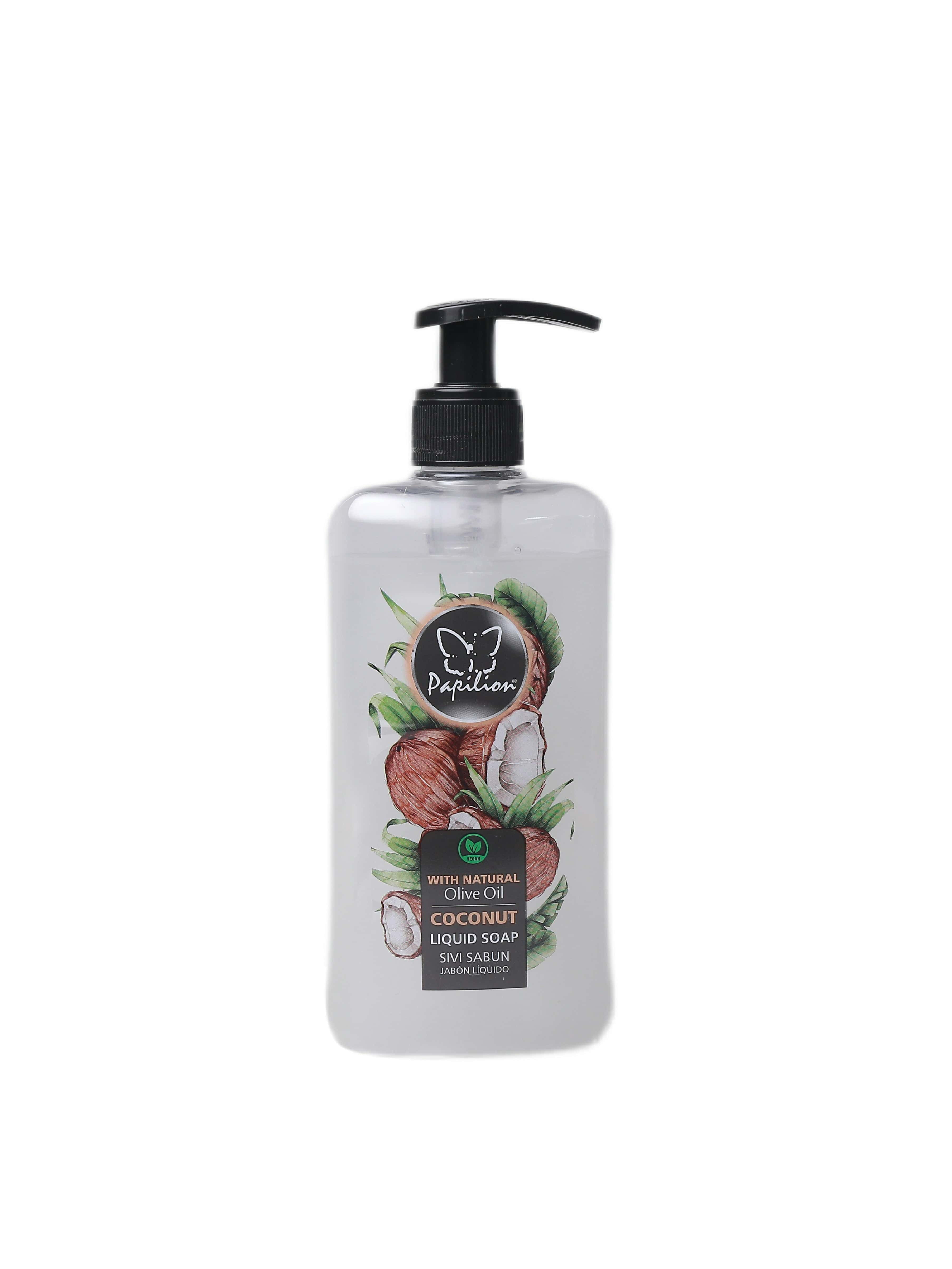 "Papilion" kokosly suwuk sabyn 400ml (8692857016734)