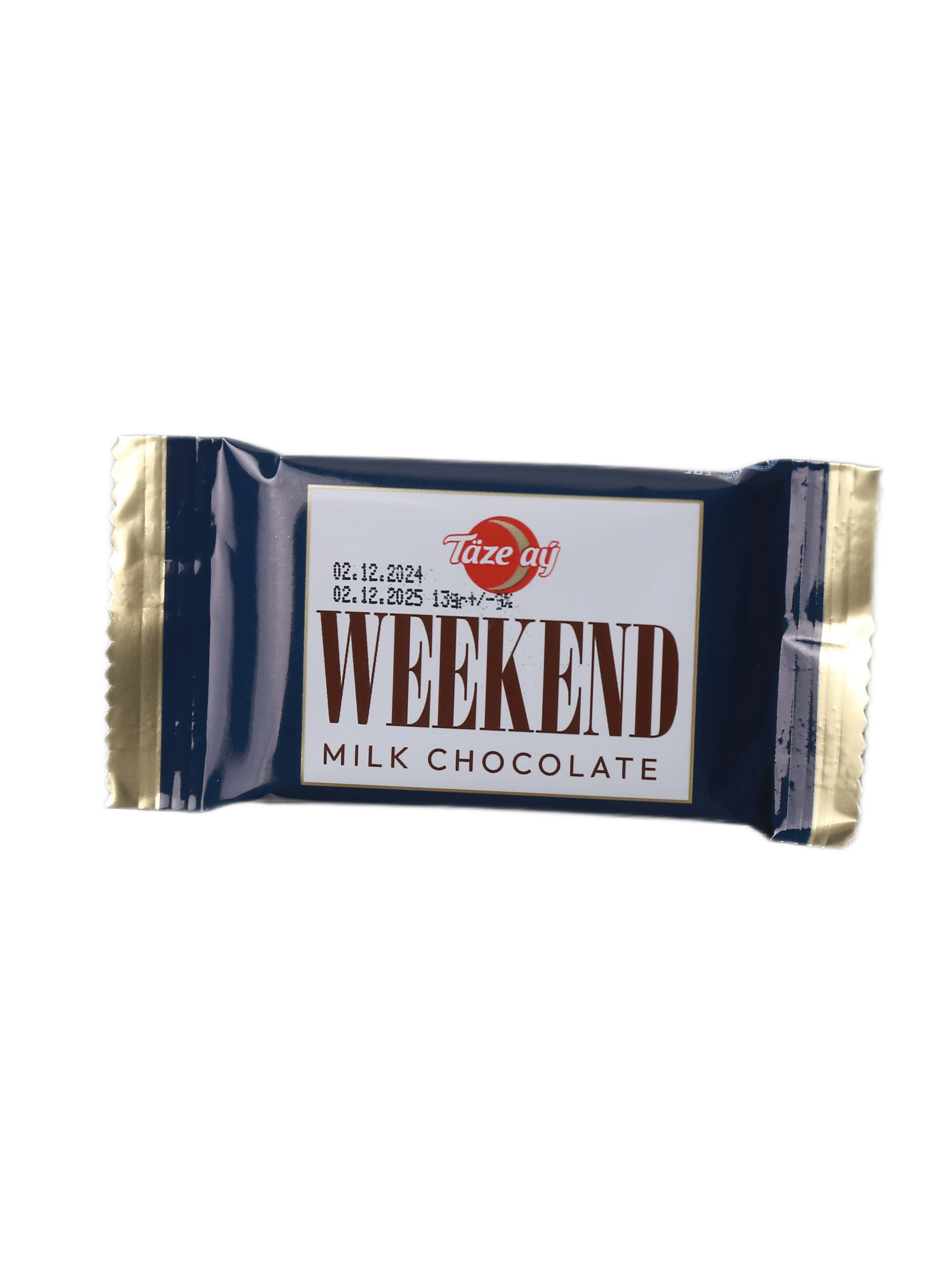 Täze-aý "weekend" süýtli şokolad 13gr (4833005279159)