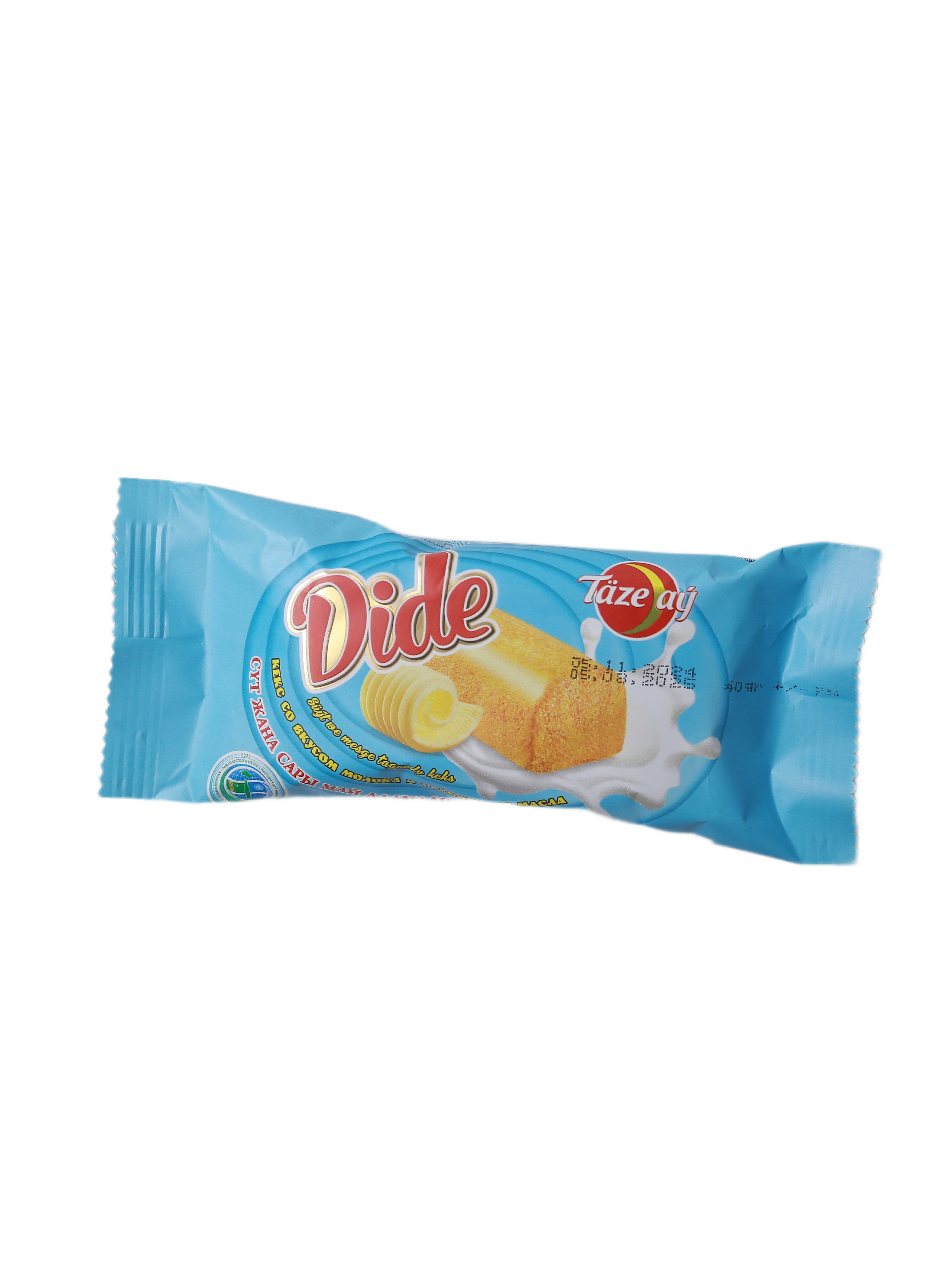 "Dide" Täze aý Keks süýt we mesge tagamly 40 gr (4833005272532)
