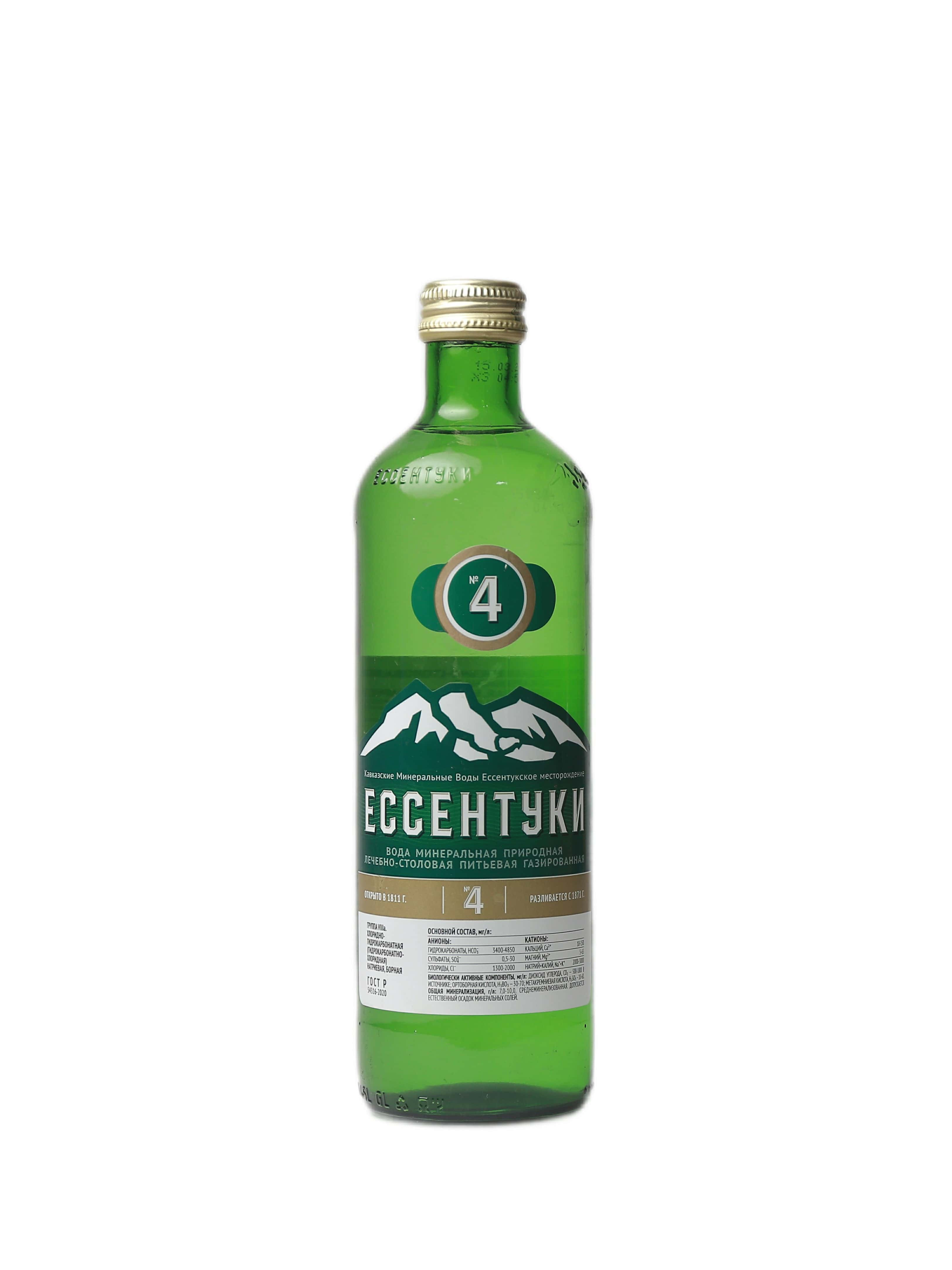 "Ессентуки № 4" Минеральная вода  0.45 л (4607018771821)