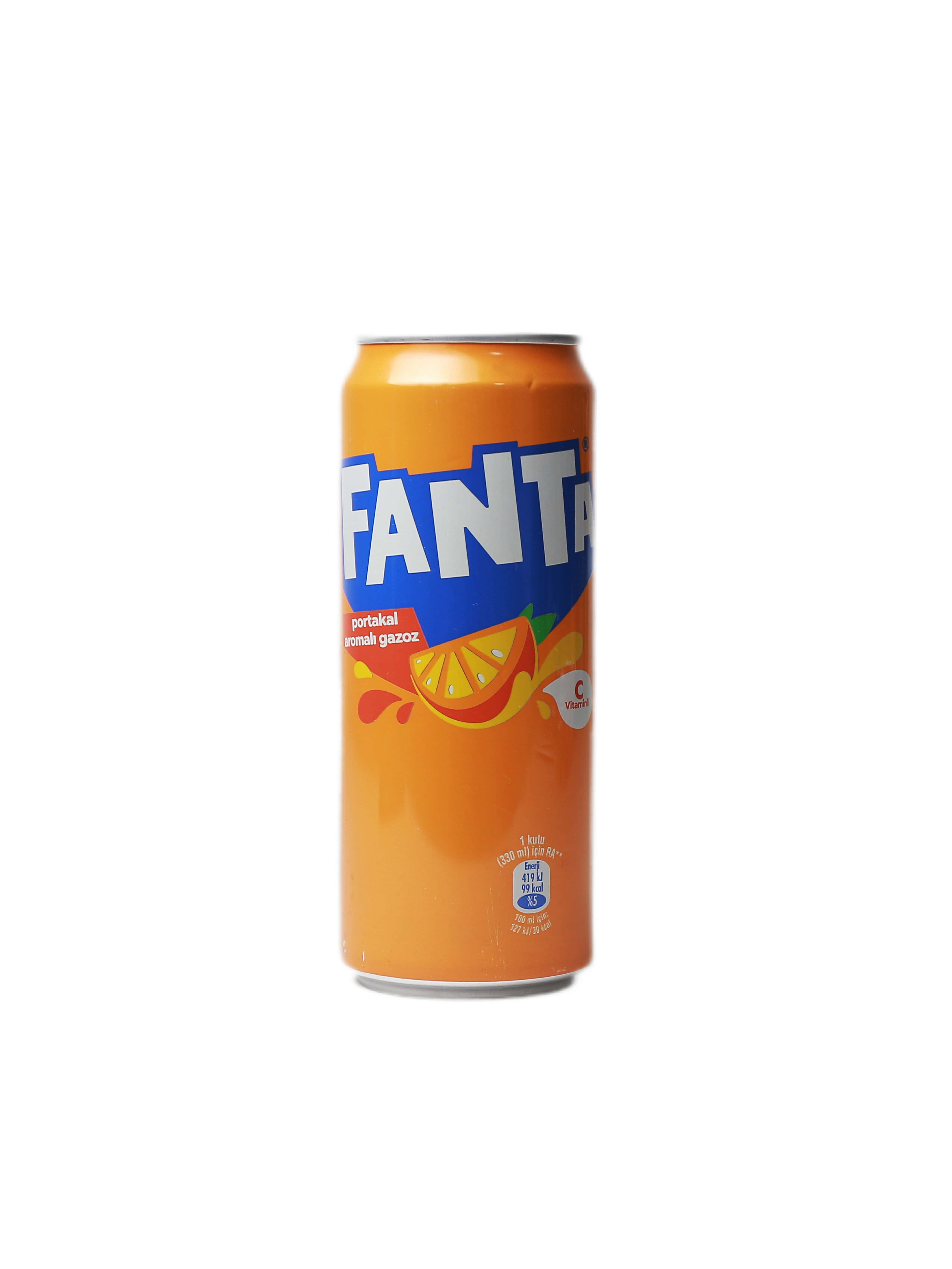 "Fanta" Portakal Aromalı Gazoz Kutu 330 ml (5000112664560)