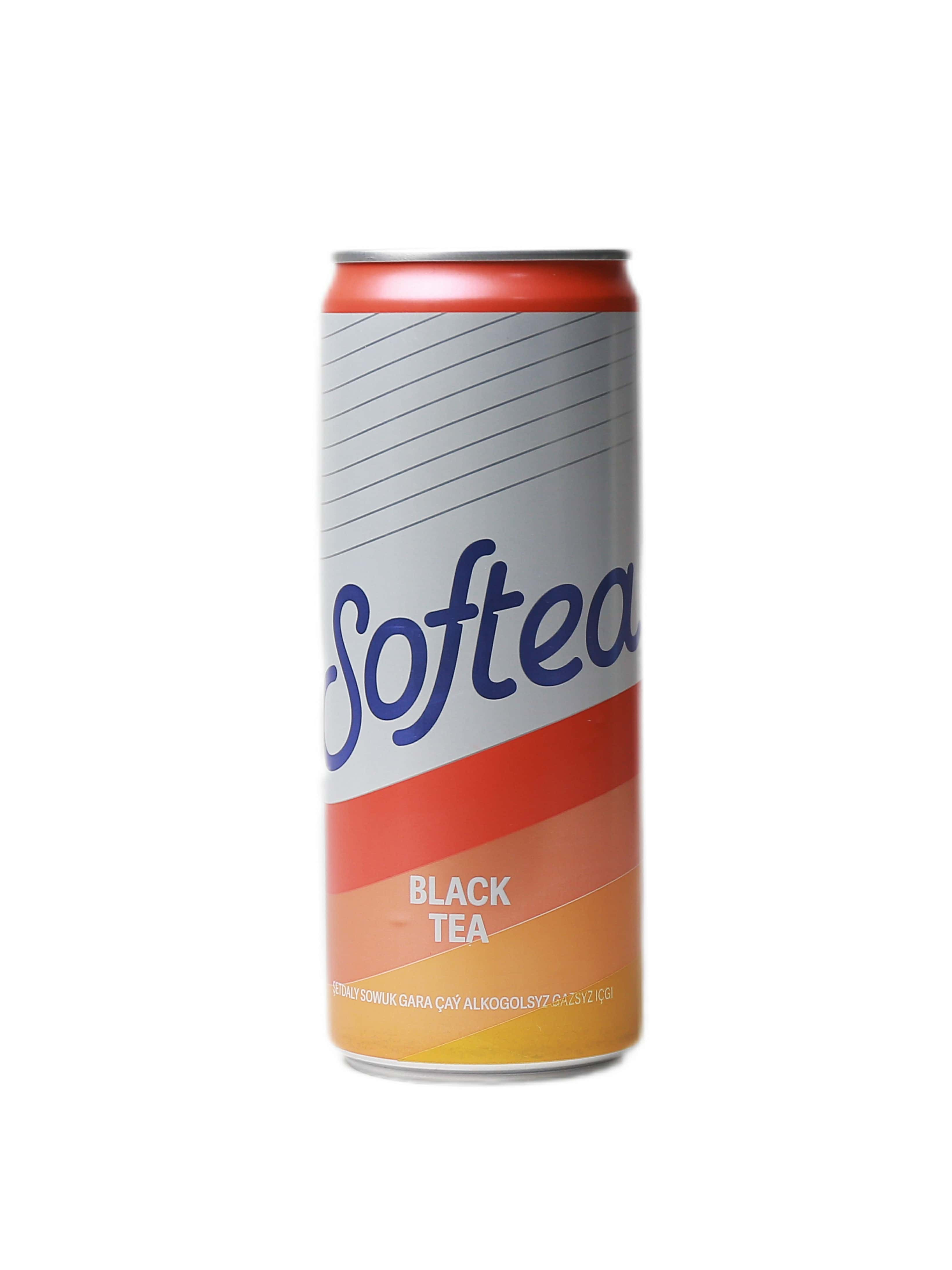 "Softea" Şetdaly tagamly gara çaý 330ml (4833004811053)