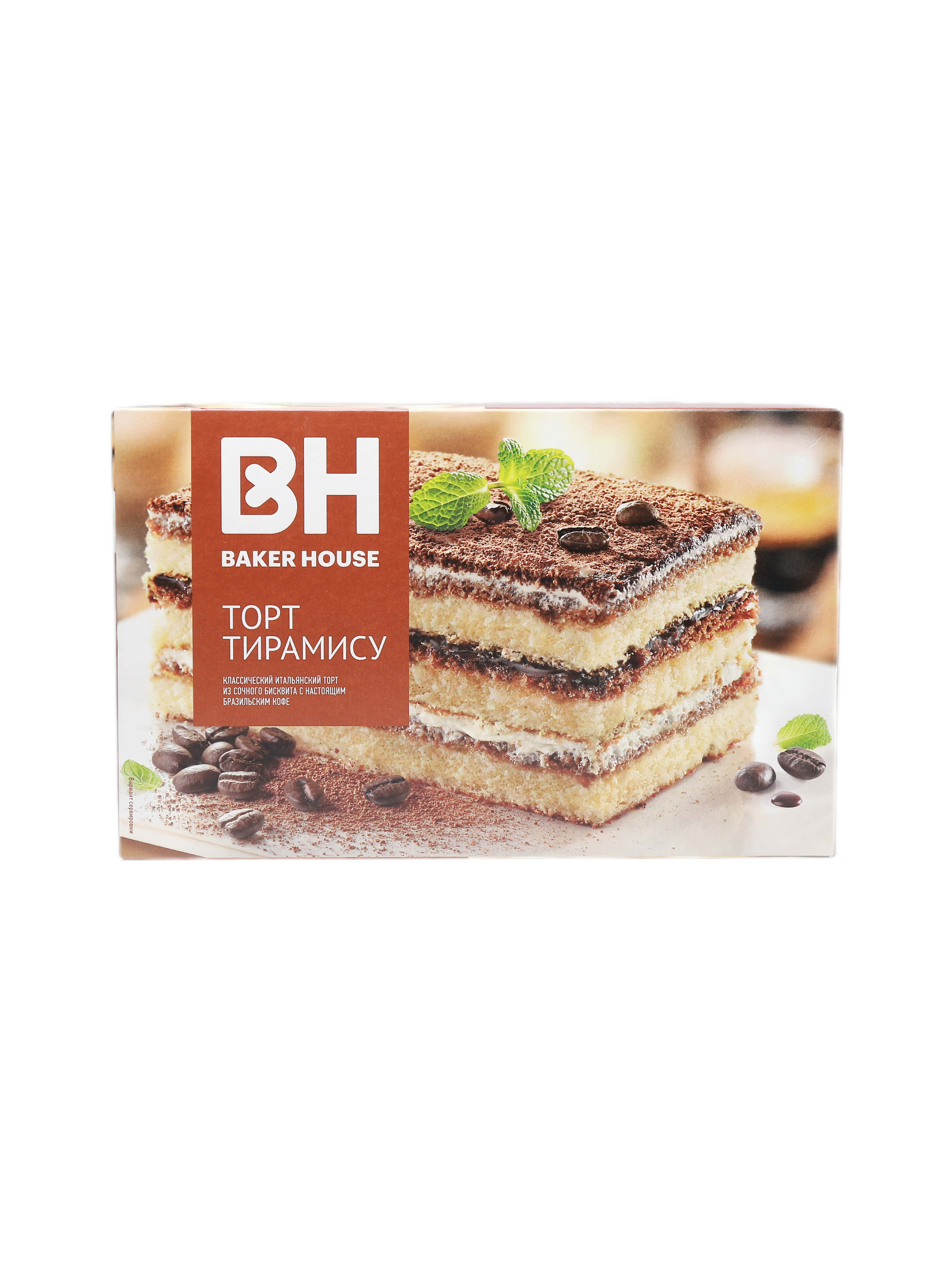 "Baker House" tort tiramisy brazilskom kofe 350gr (4607001415718)
