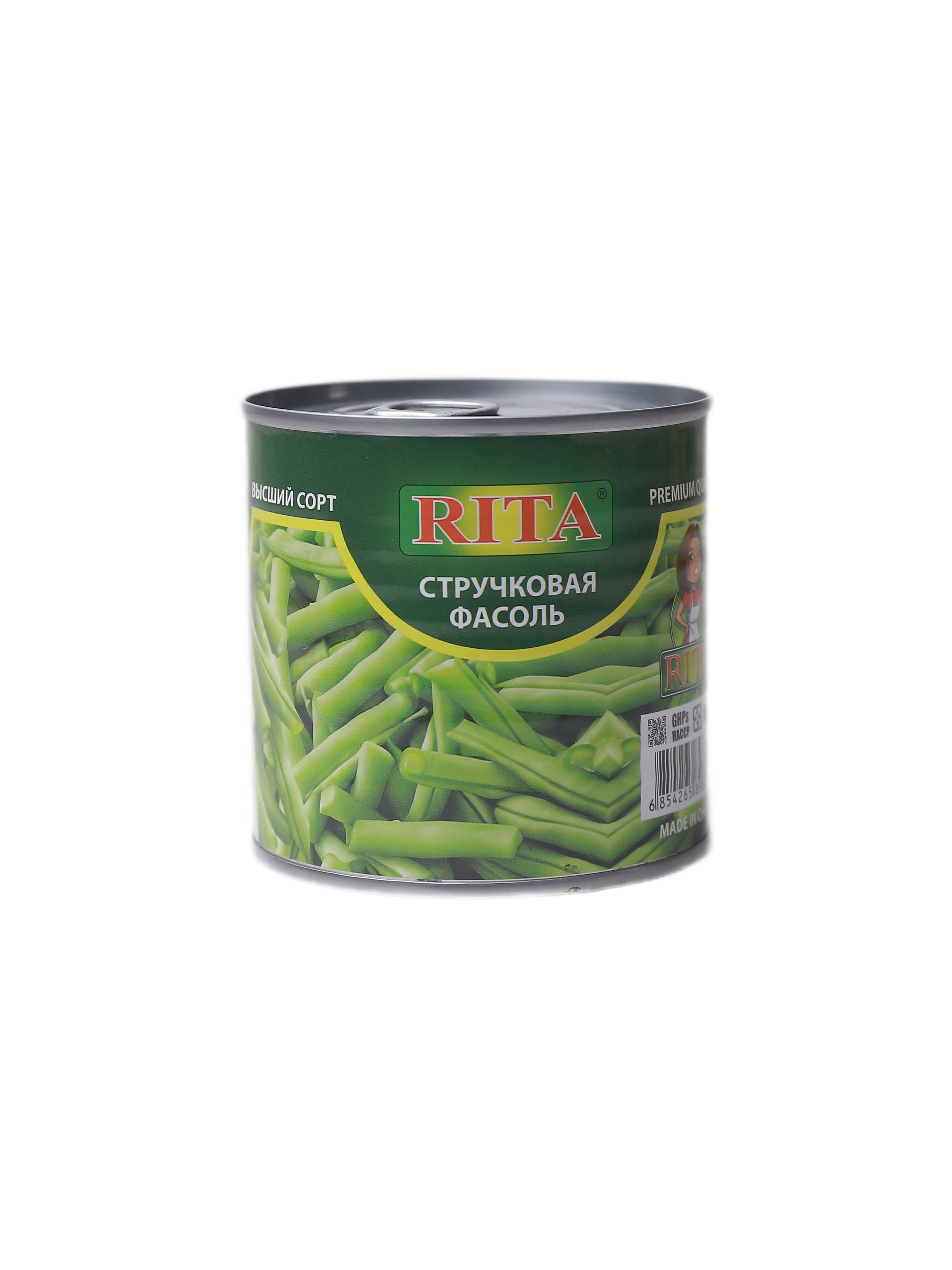 "Rita" Struchkowaja fasol 400gr (6854265898872)