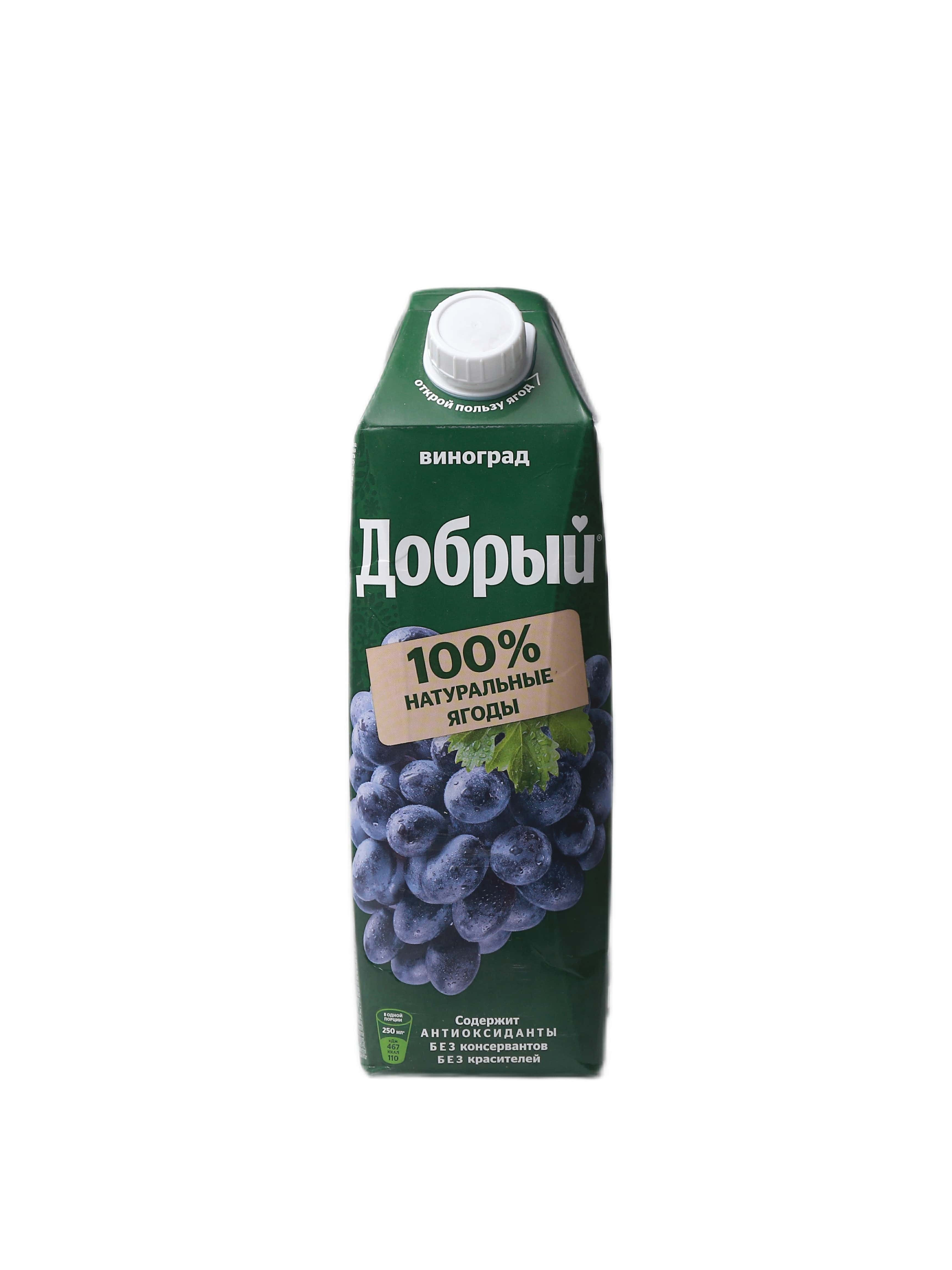 "Добрый" виноград Фруктовый сок  1л (4607042434945)
