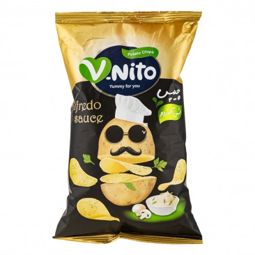 "V.nito" Alfredo sause açyk sary chips 100g (6263891502204)