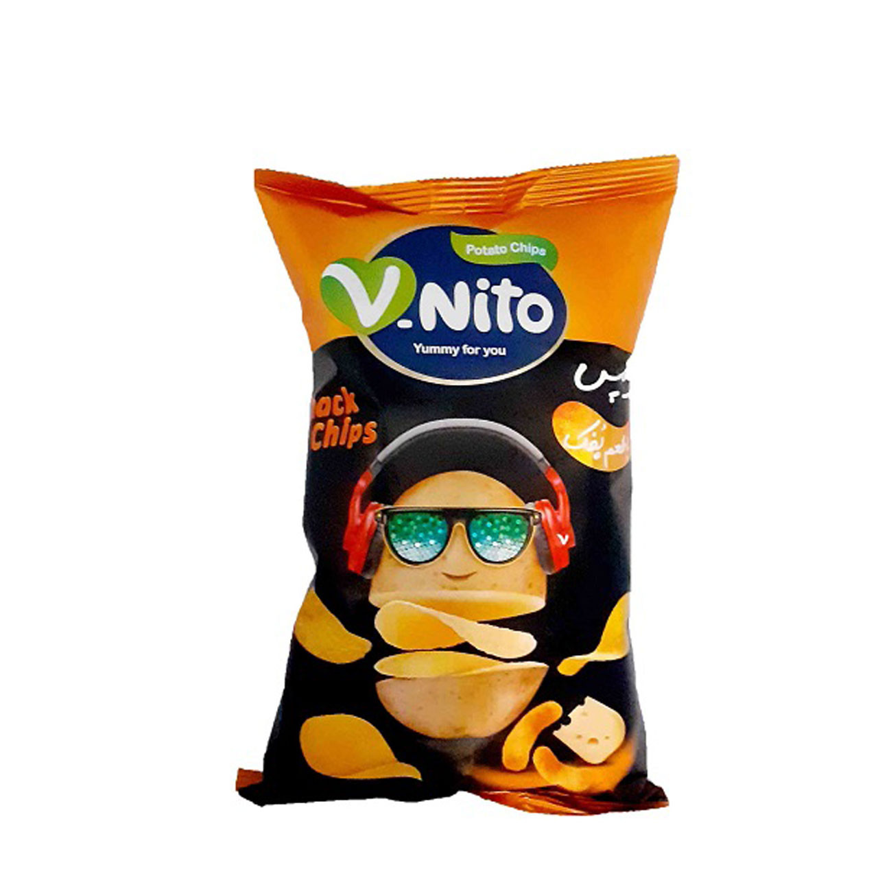 "V.nito" Snack chips goýy sary 100g (6263891502259)