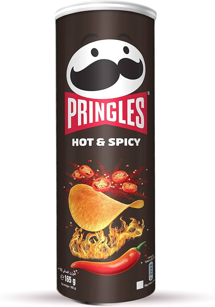 Pringles "Hot & Spicy" Чипсы  165 г (5053990101542)
