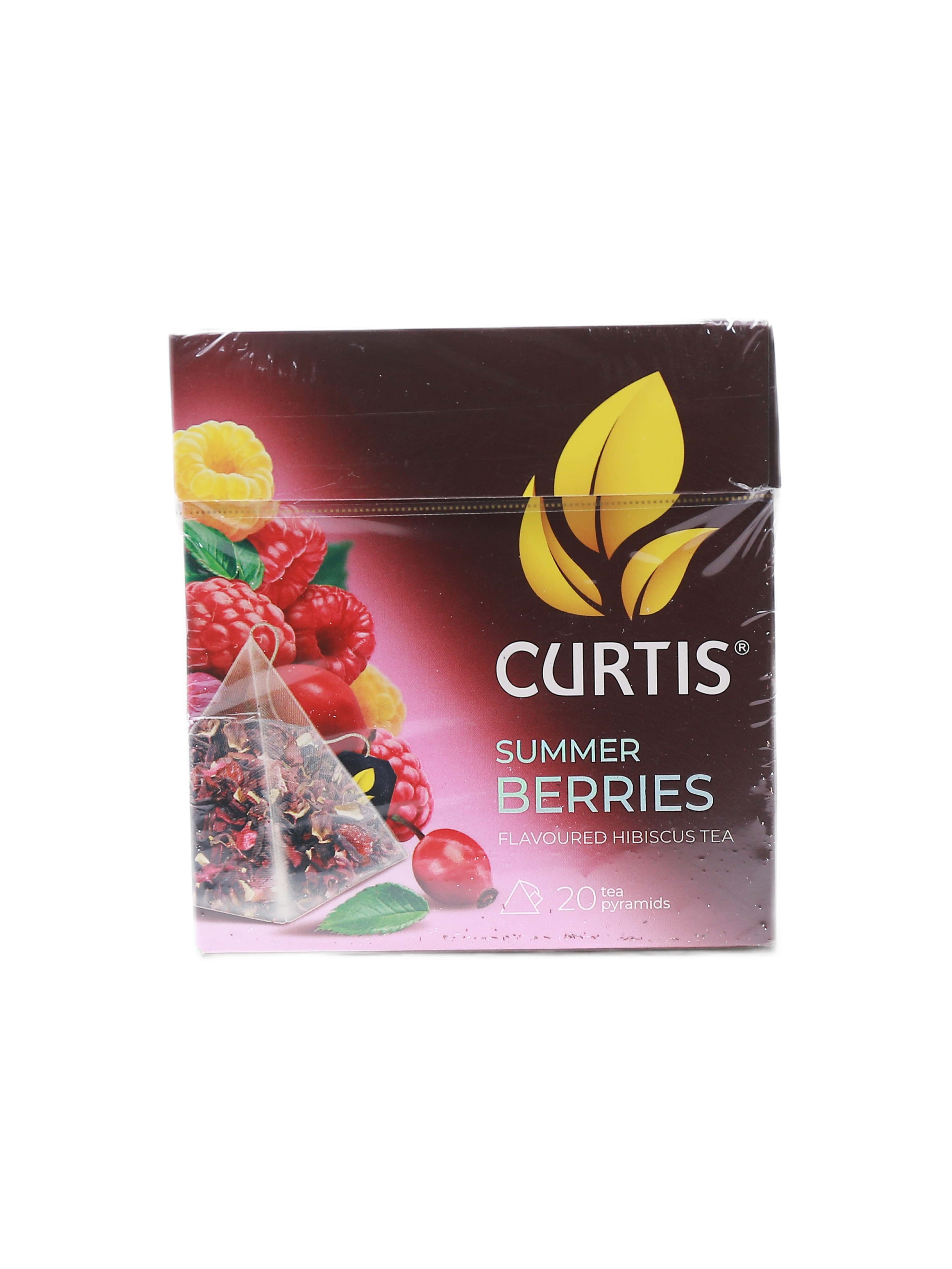 Травяной фруктовый чай Curtis "Summer Berries" малина и шиповник 20шт (