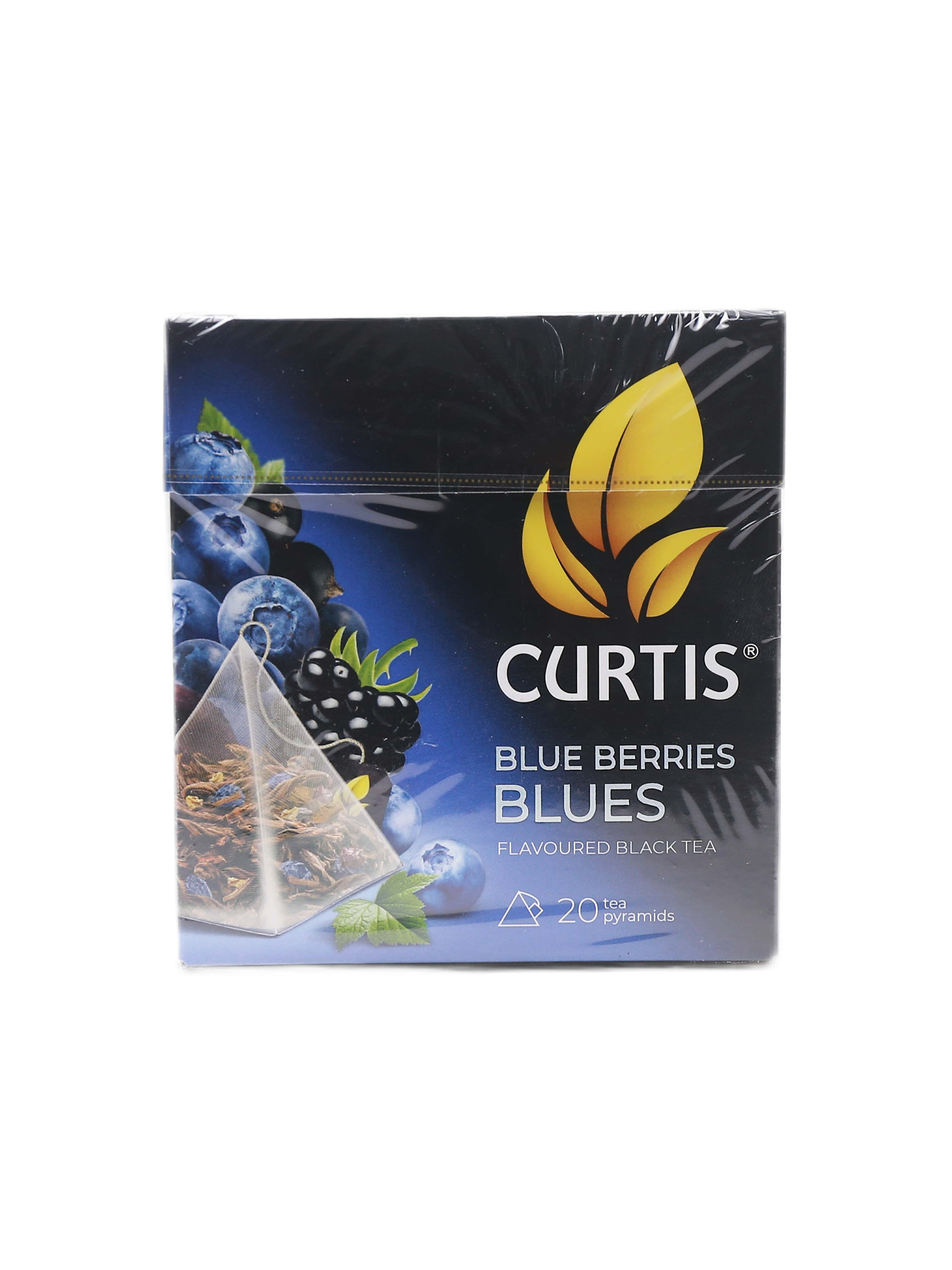 Черный чай Curtis "Blue Berries Blues" со вкусом лесных ягод 20шт (4620015852553)
