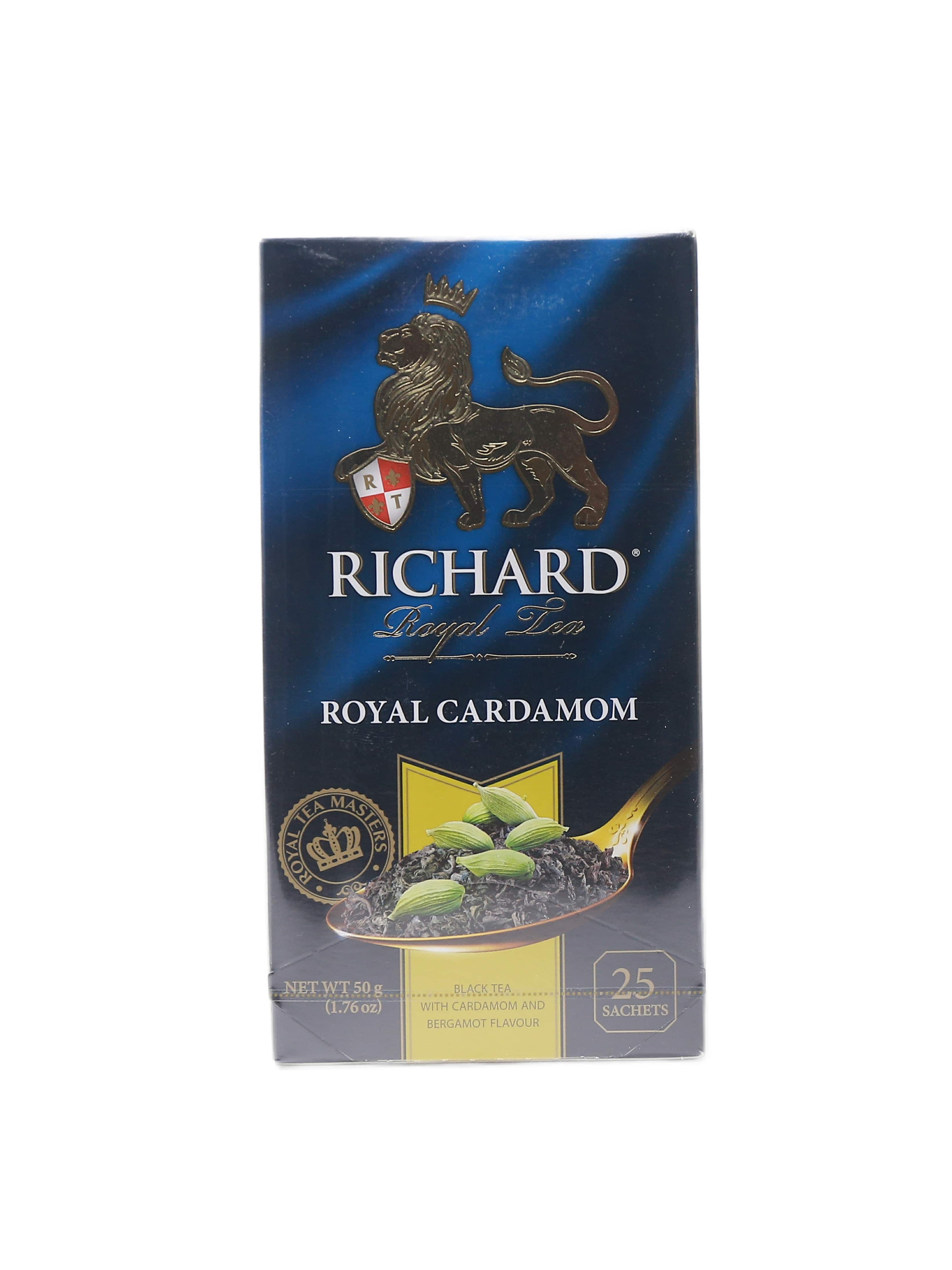 "RICHARD" BLACK SACHET CARDAMOM 25 st (4620015853031)