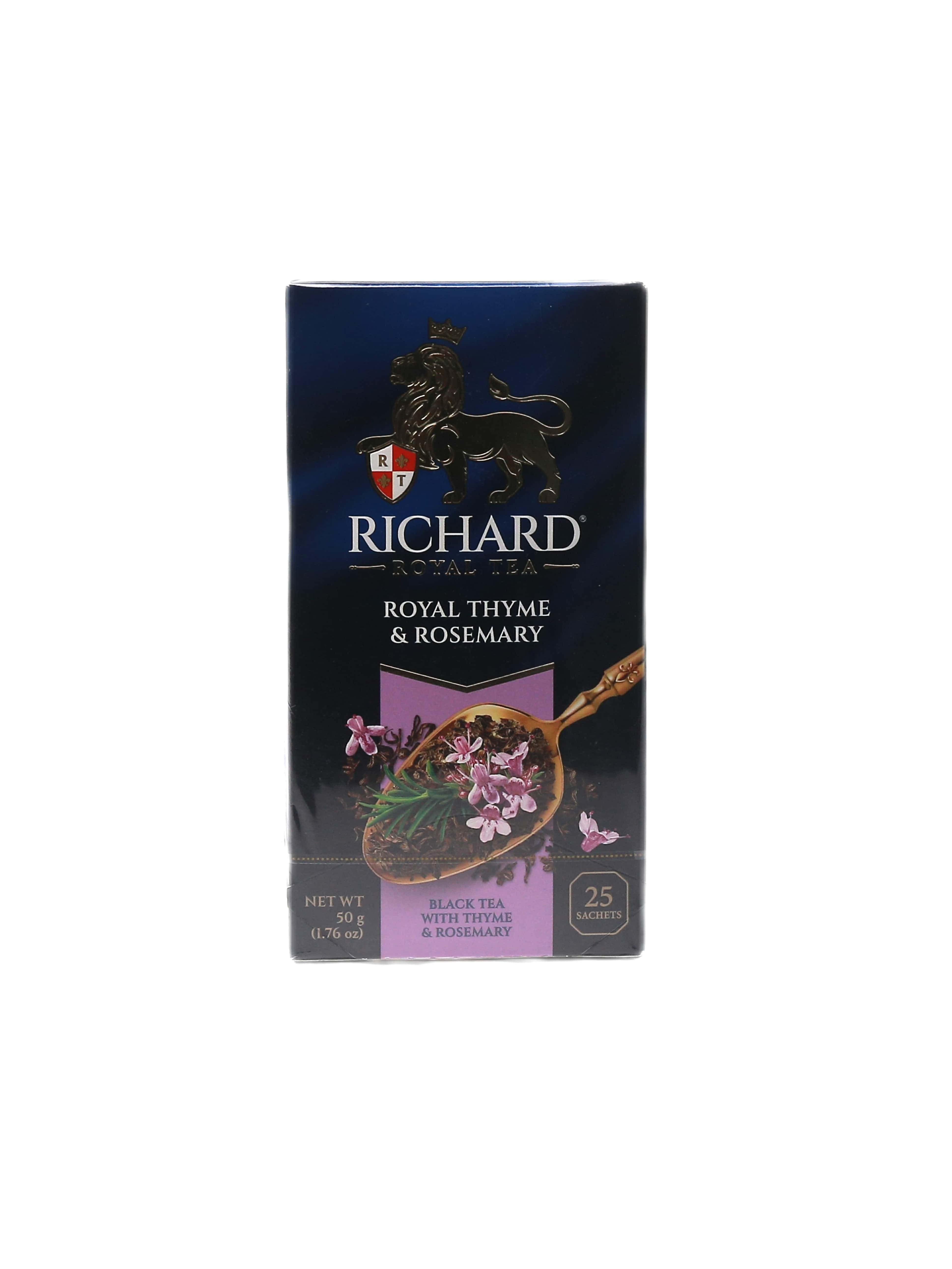 "RICHARD" BLACK SACHET THYME&ROSEMARY 25st (4620015852522)