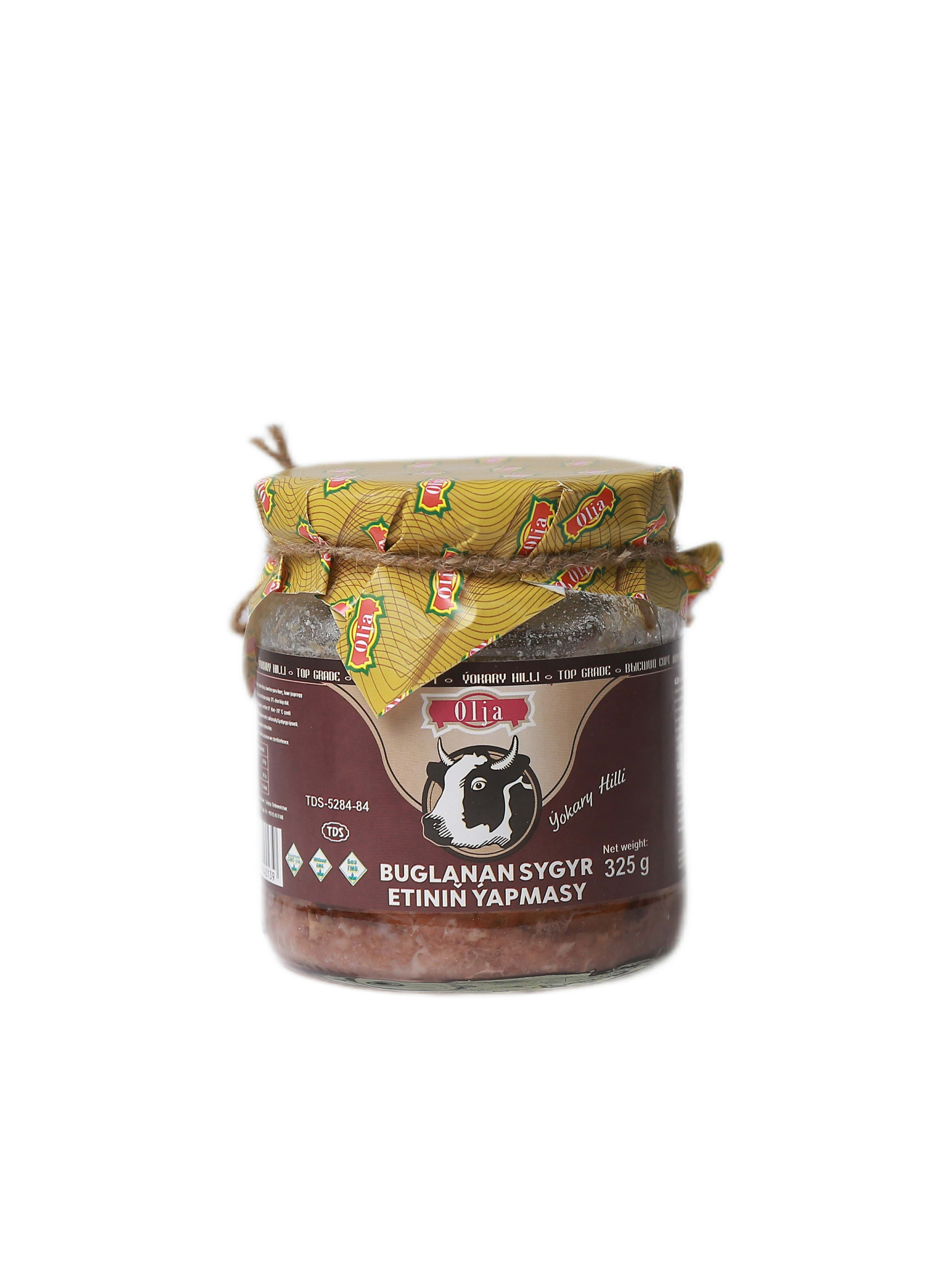 "Olja" Buglanan sygyr etiniň ýapmasy 325g (4833016640139)