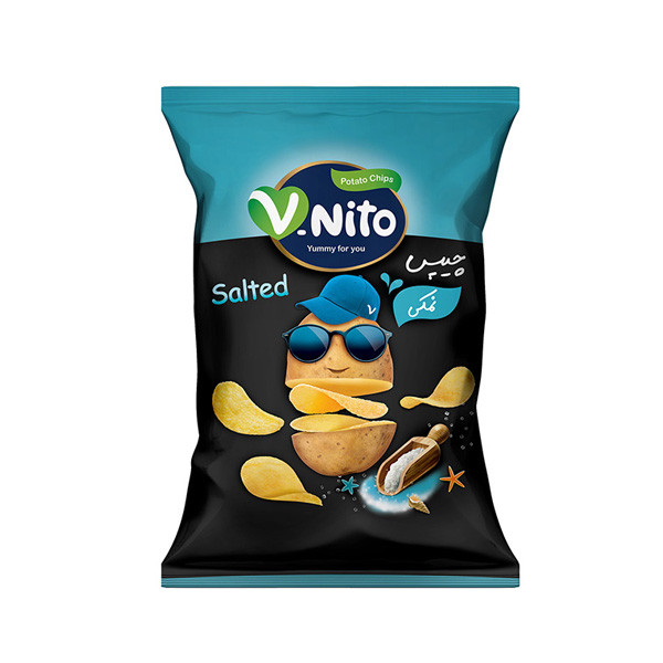 "V.nito" salted chips gök 140gr (6263891502211)