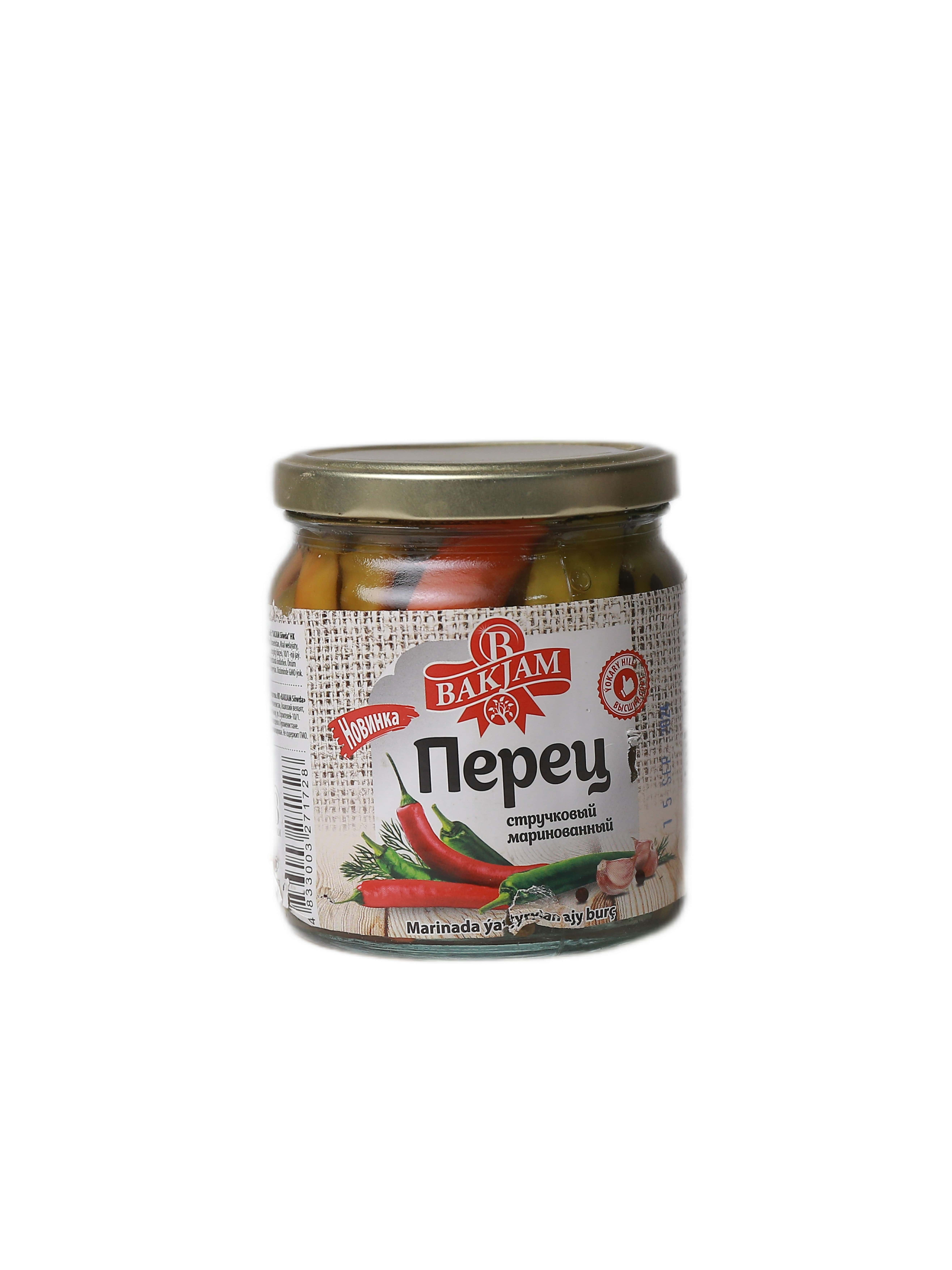"Bakjam" Marinada ýatyrylan ajy burç 480gr (4833003271728)
