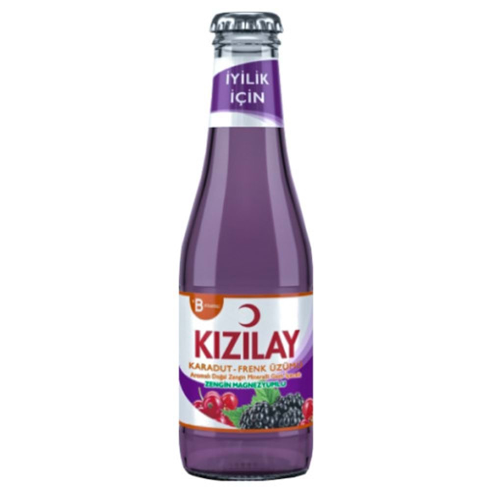 KIZILAY 200ML FRENK ÜZÜMÜ MADEN SUYU (8692813005024)
