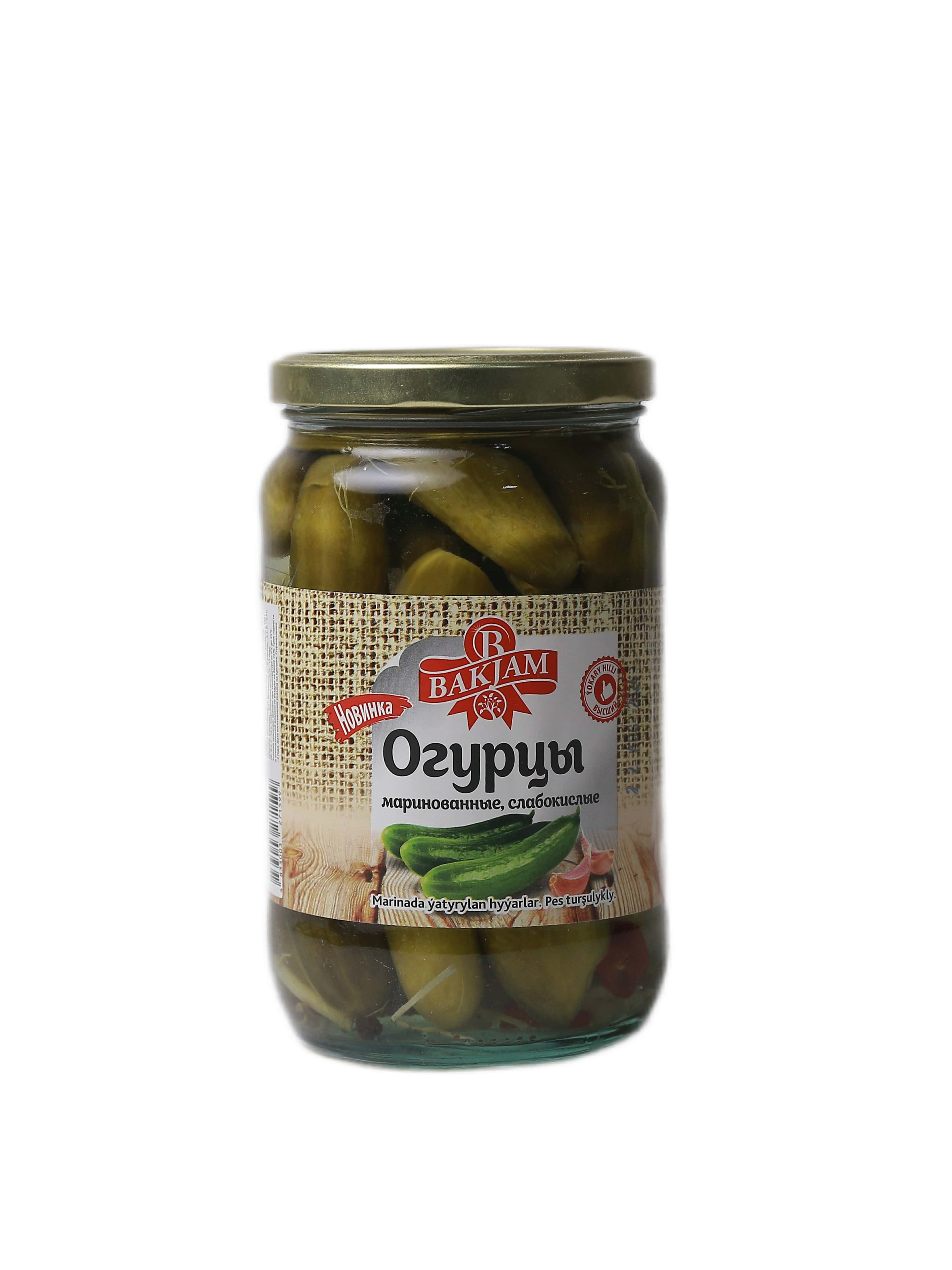 "Bakjam" Marinada ýatyrylan Hyýar 720gr (4833003271599)