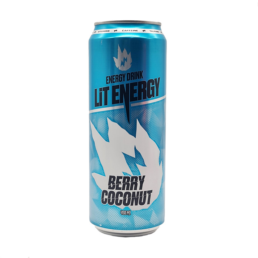 Lit Energy Berry Coconut Berry and coconut 450 ml (4680232930373)
