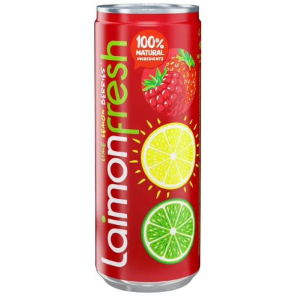 "Laimon Fresh" Напиток  ягодный безалкогольный среднегазированный 0.33л (4630065251916)