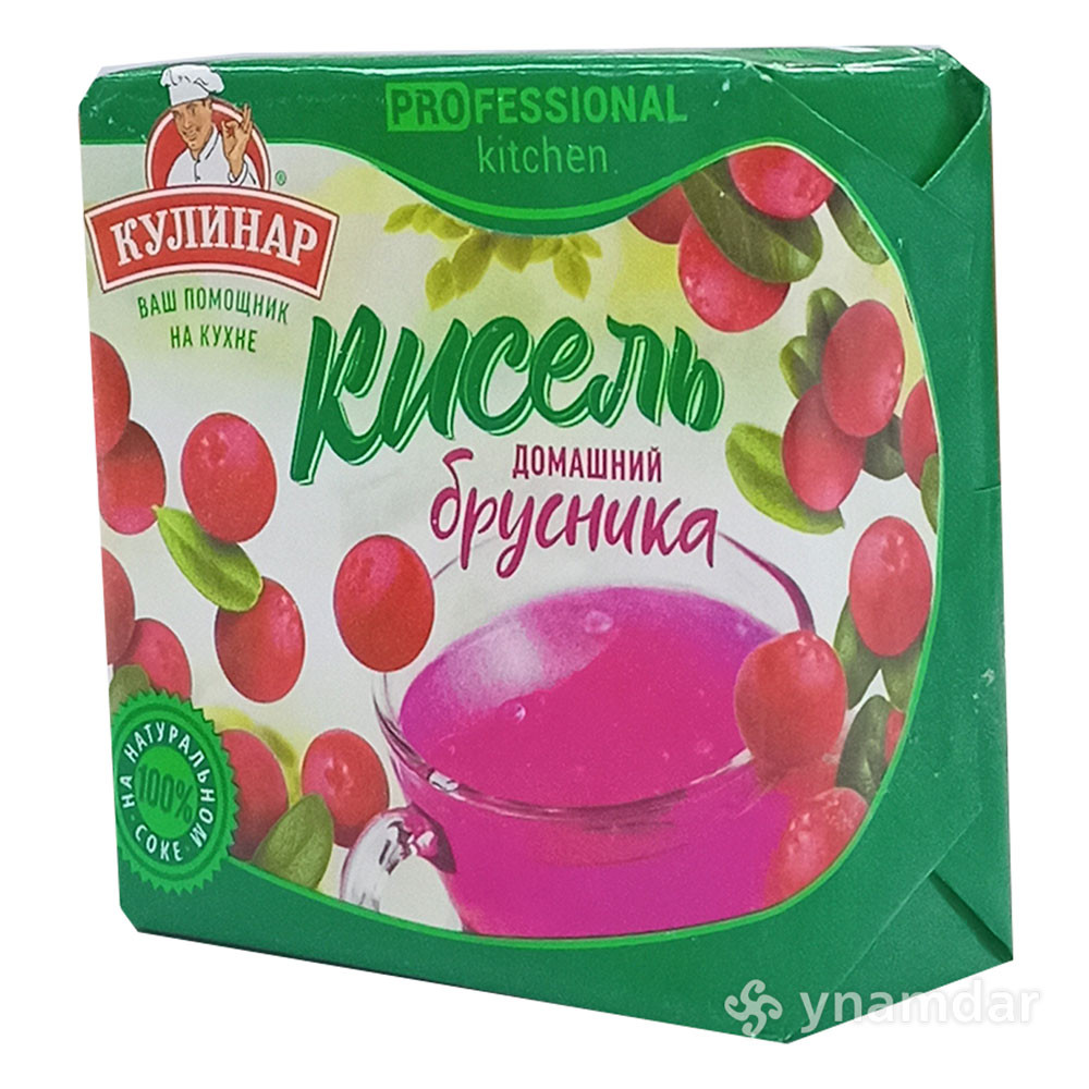 Кисель "Кулинар" брусника на натуральном соке 220 гр (4600874003419)