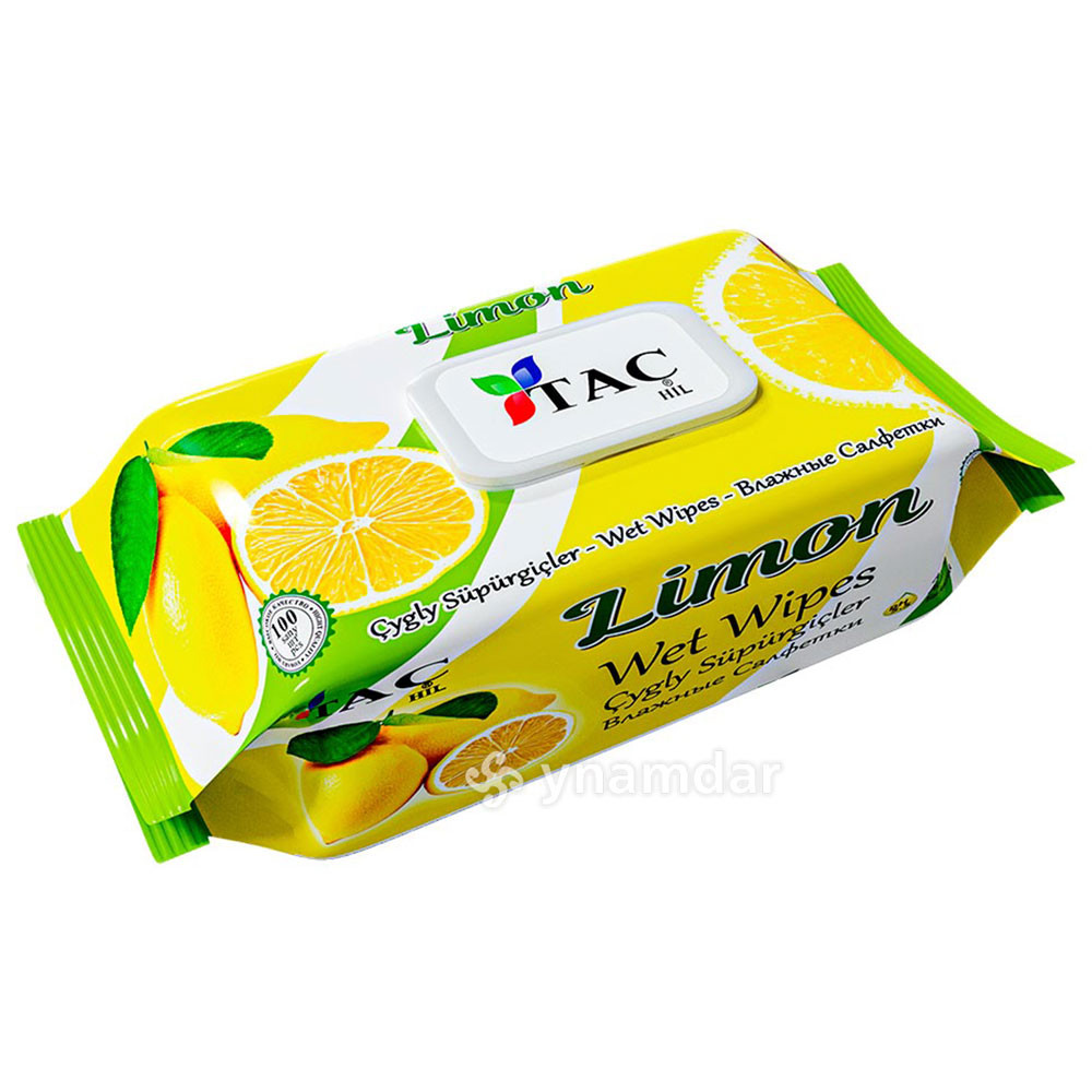 Çygly süpürgiç Täç Hili"Limon" 100 sany (4833005540051)