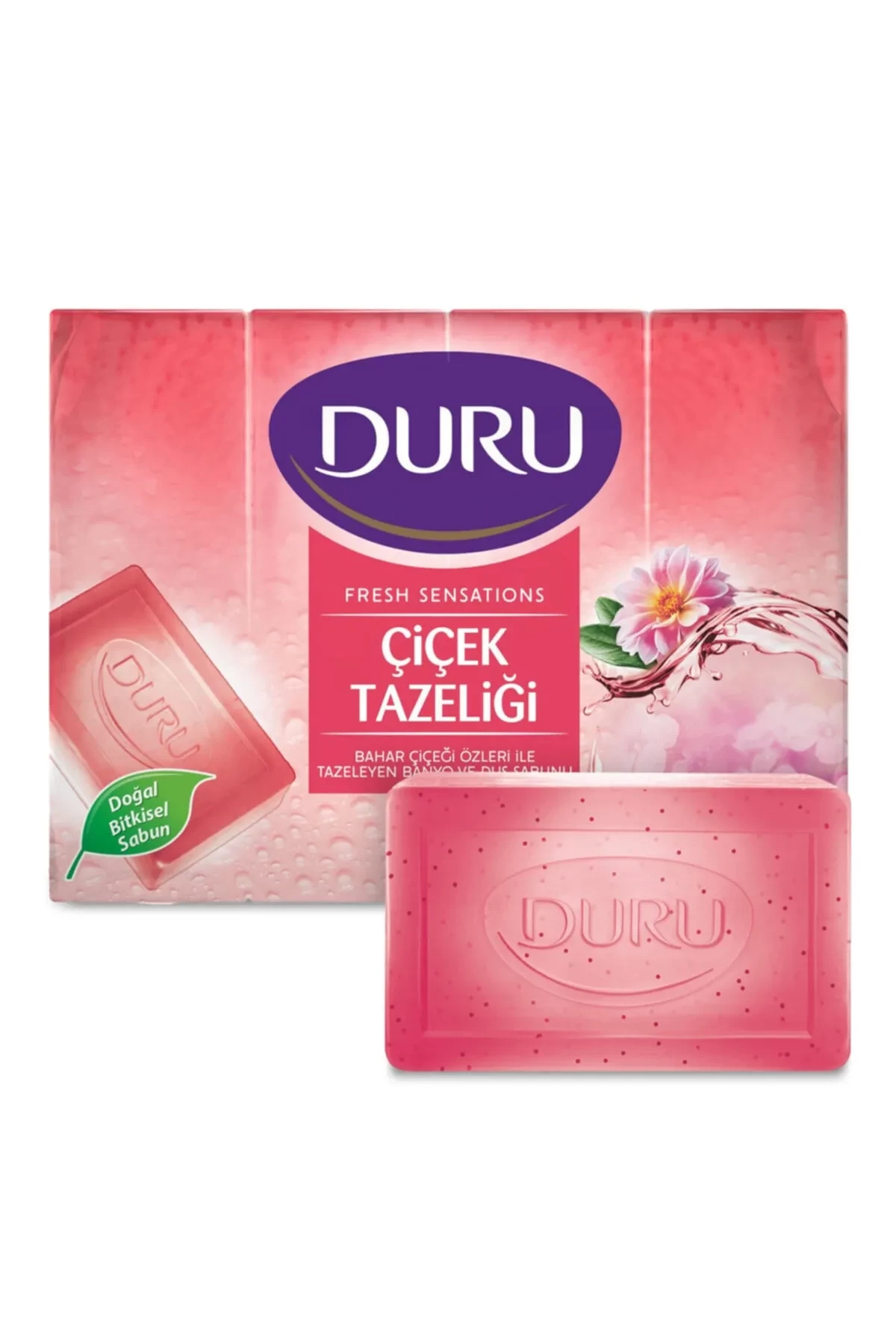 Duru Çiçek Tazeliği Tazeleyici Duş Sabunu 4x160g (8690506479633)